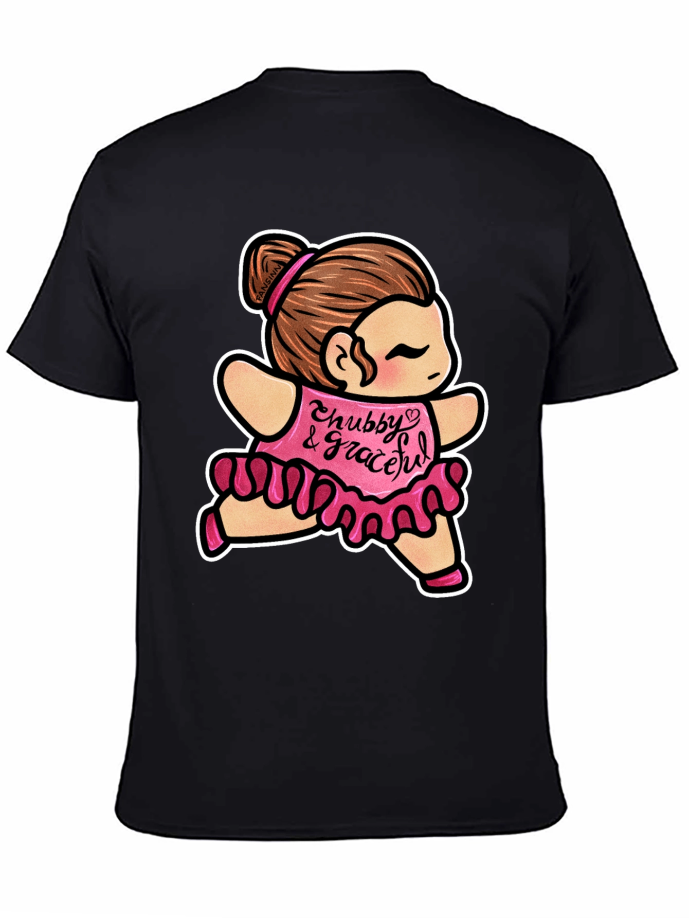 Chubby & Graceful T-Shirt - Cute Cartoon Dance