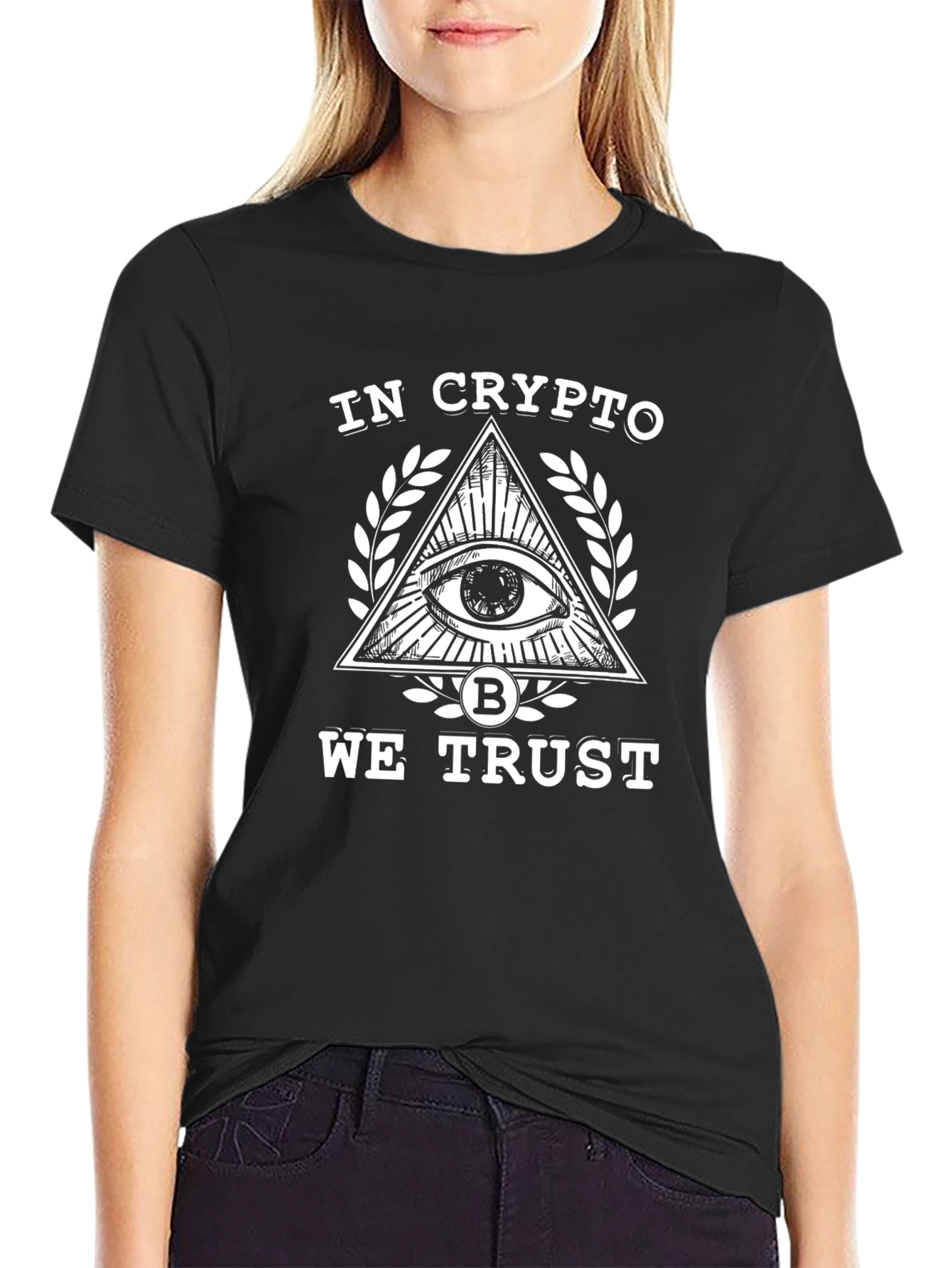 Crypto We Trust Black T-Shirt