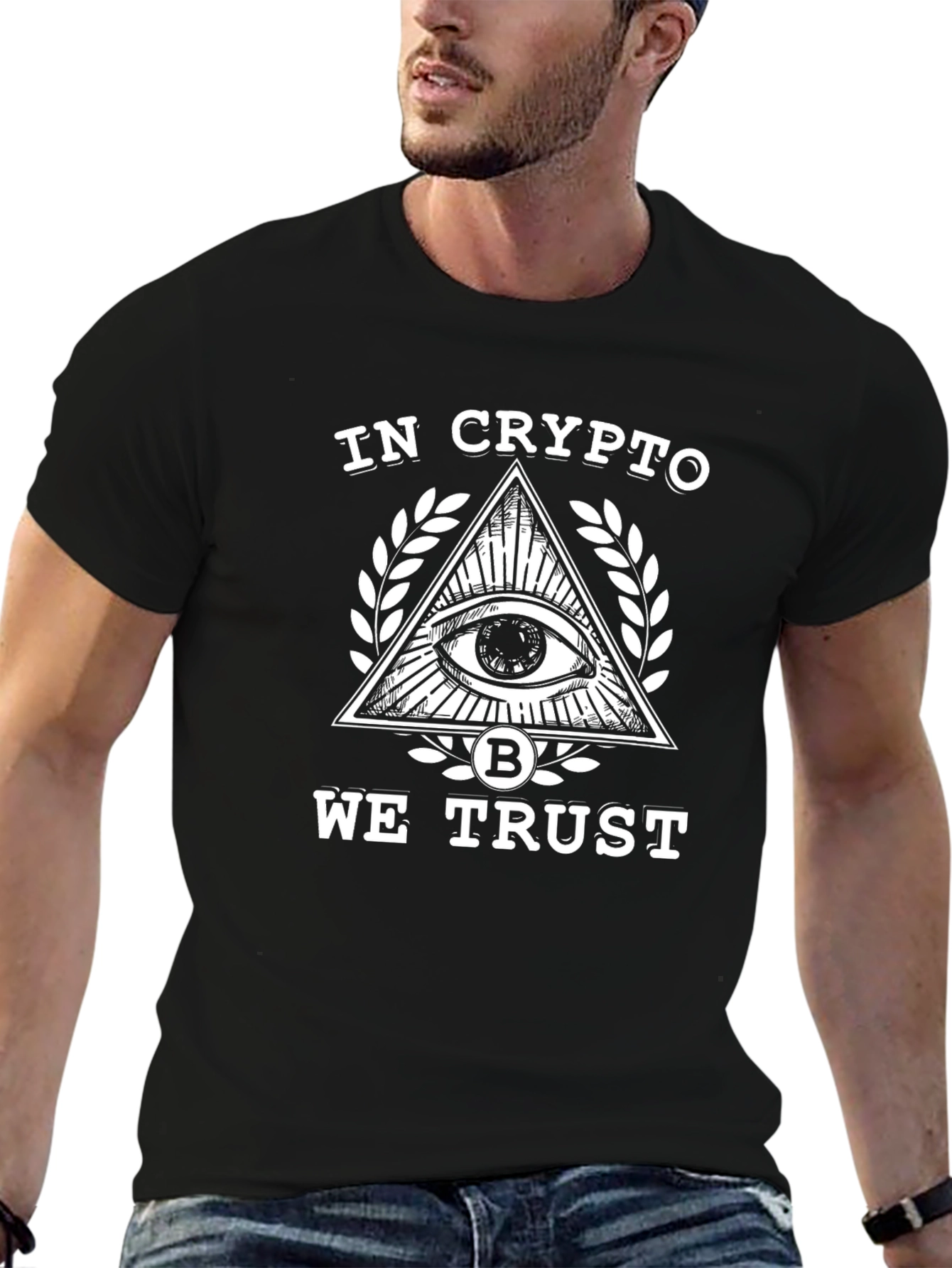 Crypto We Trust Black T-Shirt