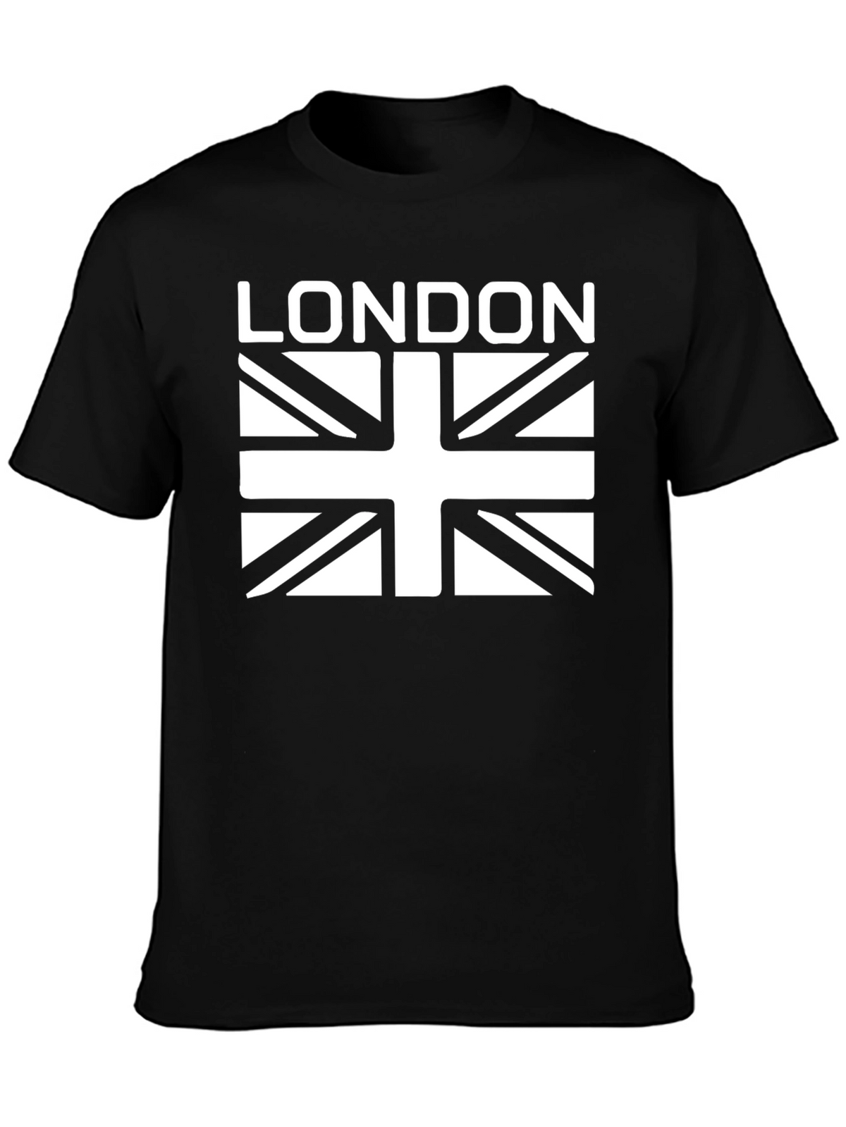 London Union Jack Graphic Tee - Black