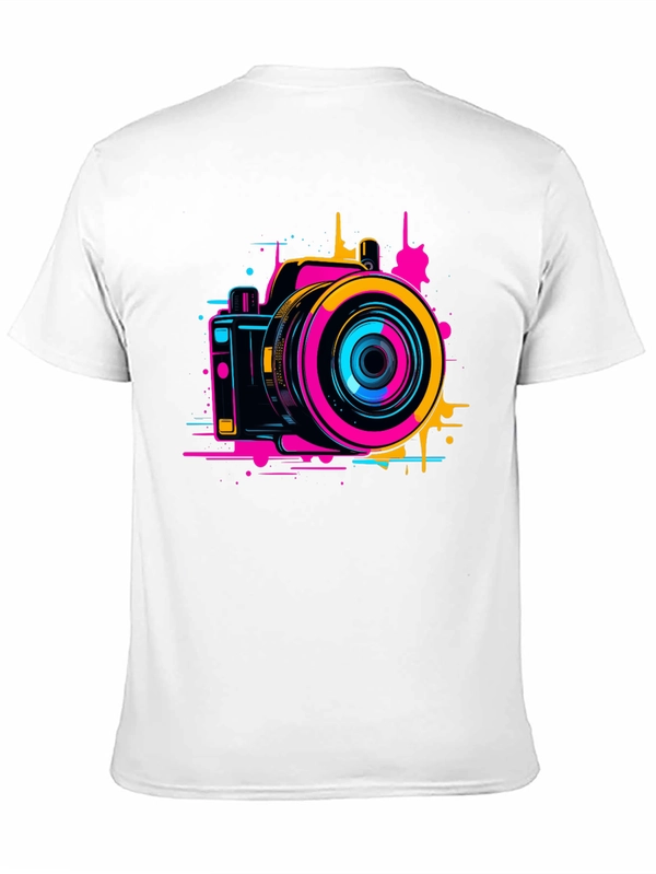 Retro Camera Graphic Tee - Stylish Photo Design