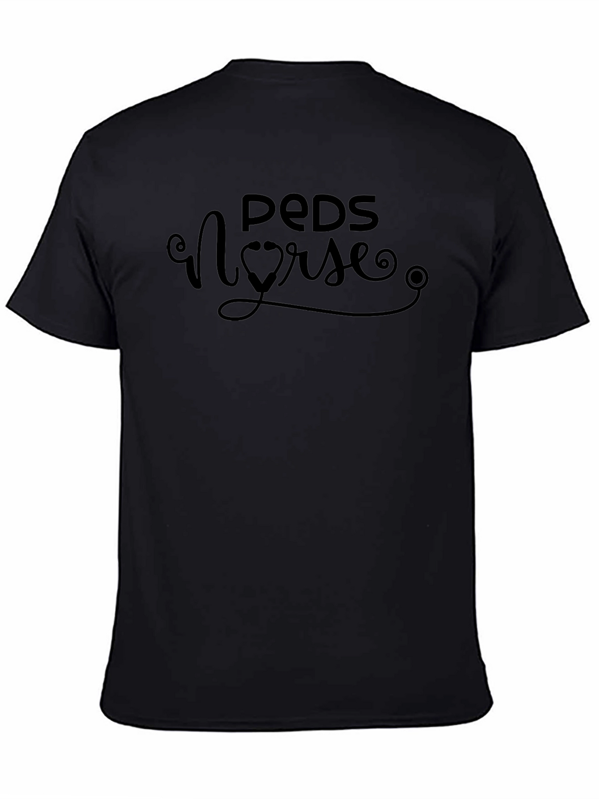 PEDS Nurse Stethoscope Heart T-Shirt