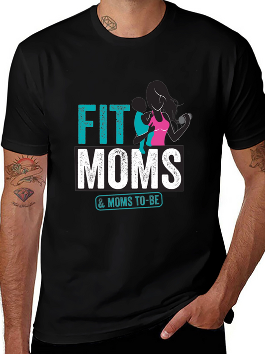 Fit Moms T-Shirt - Workout Tee for Expecting Mothers