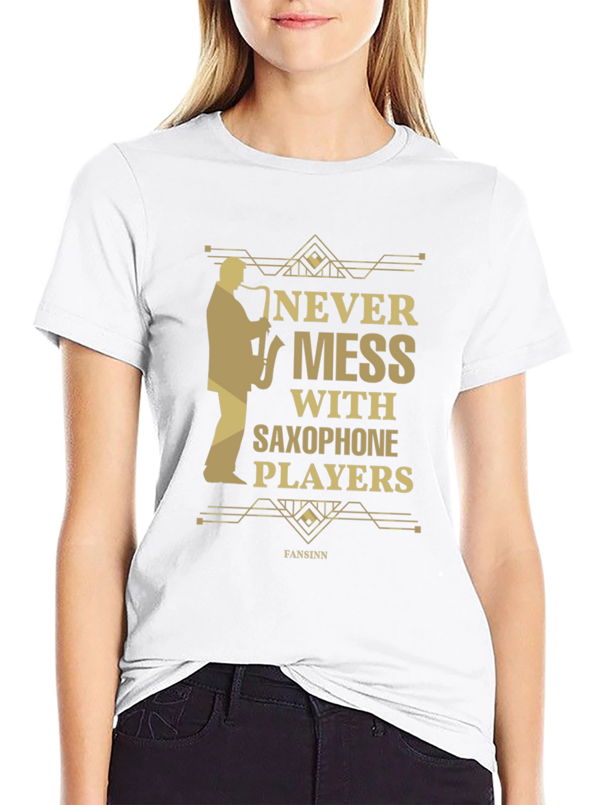 Never Mess With Saxophone Players T-Shirt