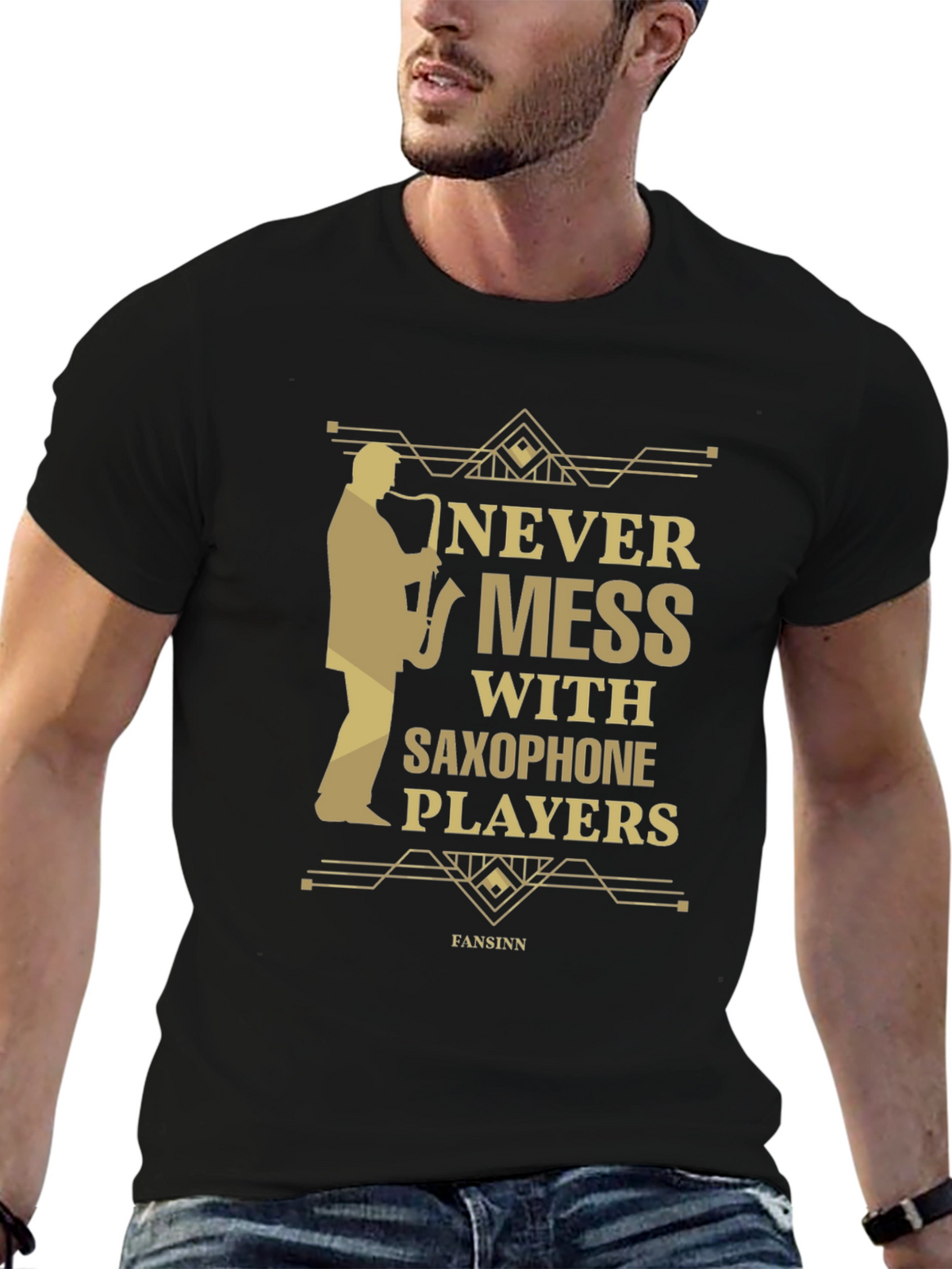 Never Mess With Saxophone Players T-Shirt
