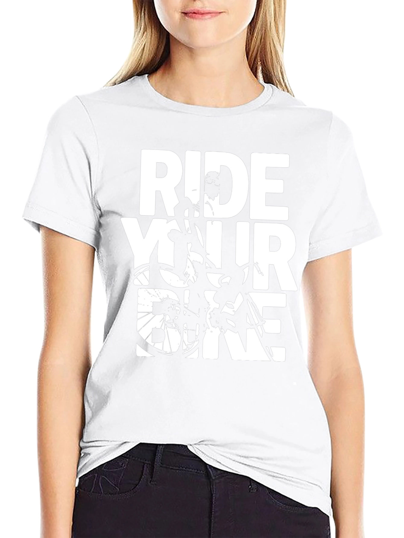 Ride Your Bike Graphic Tee - Cycling Enthusiast T-Shirt