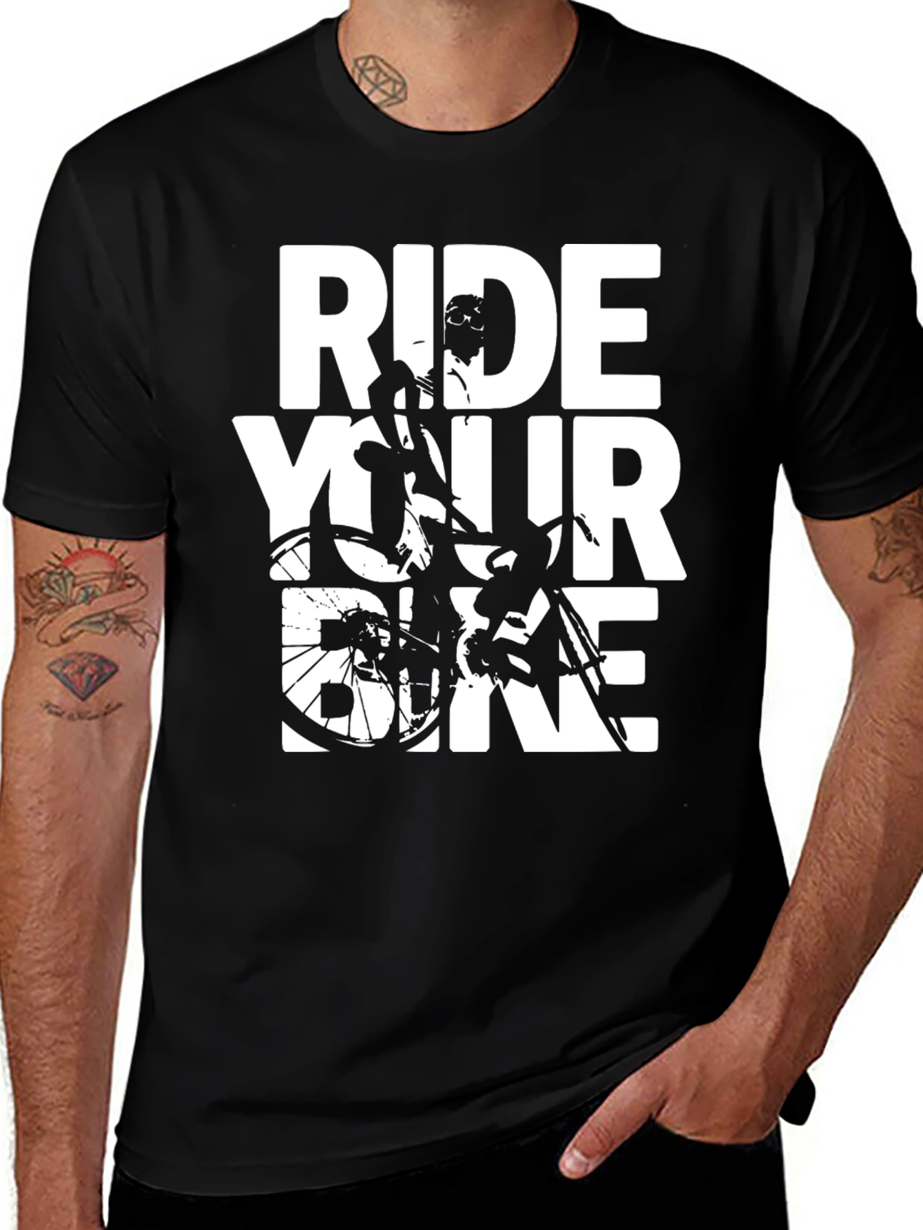 Ride Your Bike Graphic Tee - Cycling Enthusiast T-Shirt