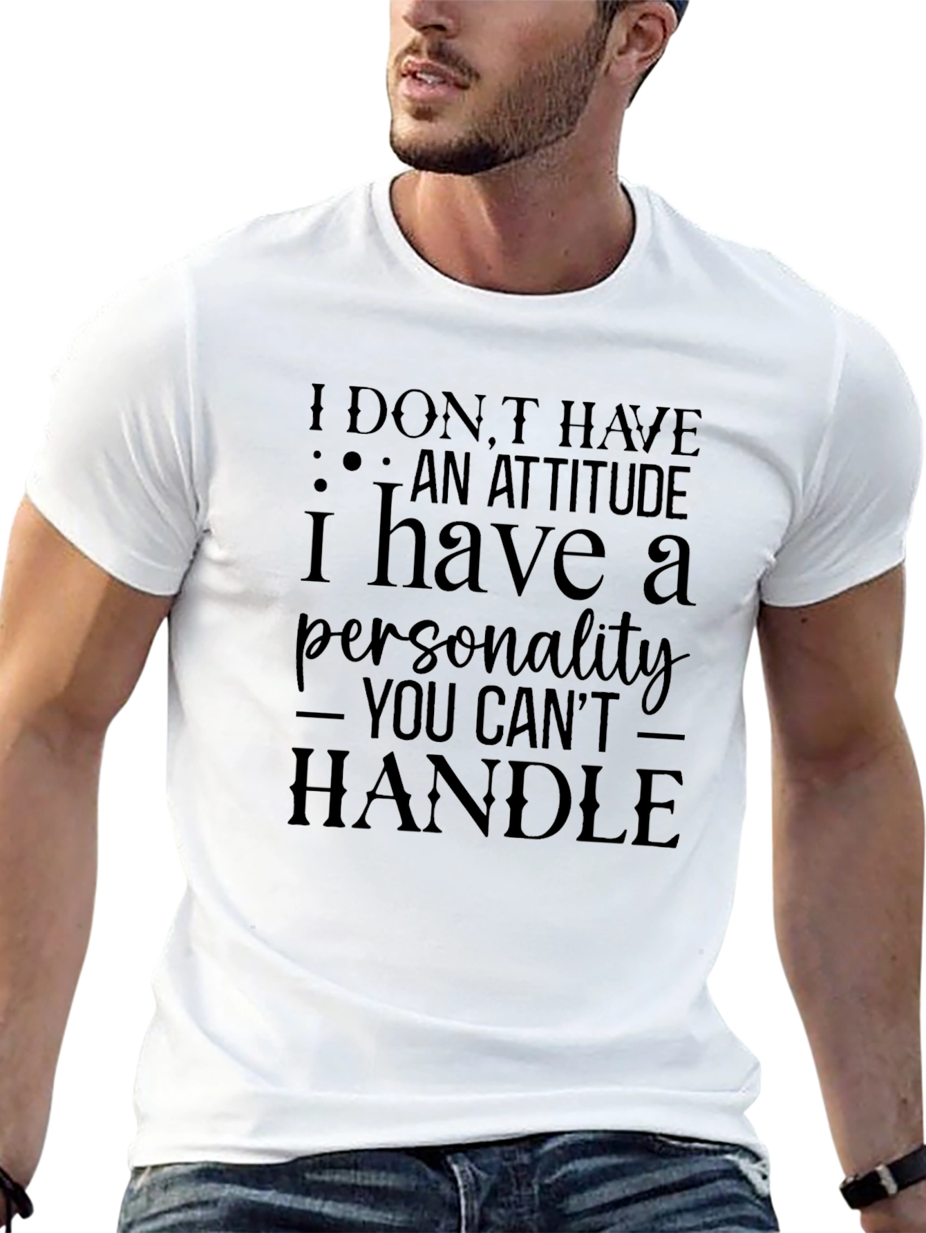 Sarcastic Attitude T-Shirt: Handle My Personality
