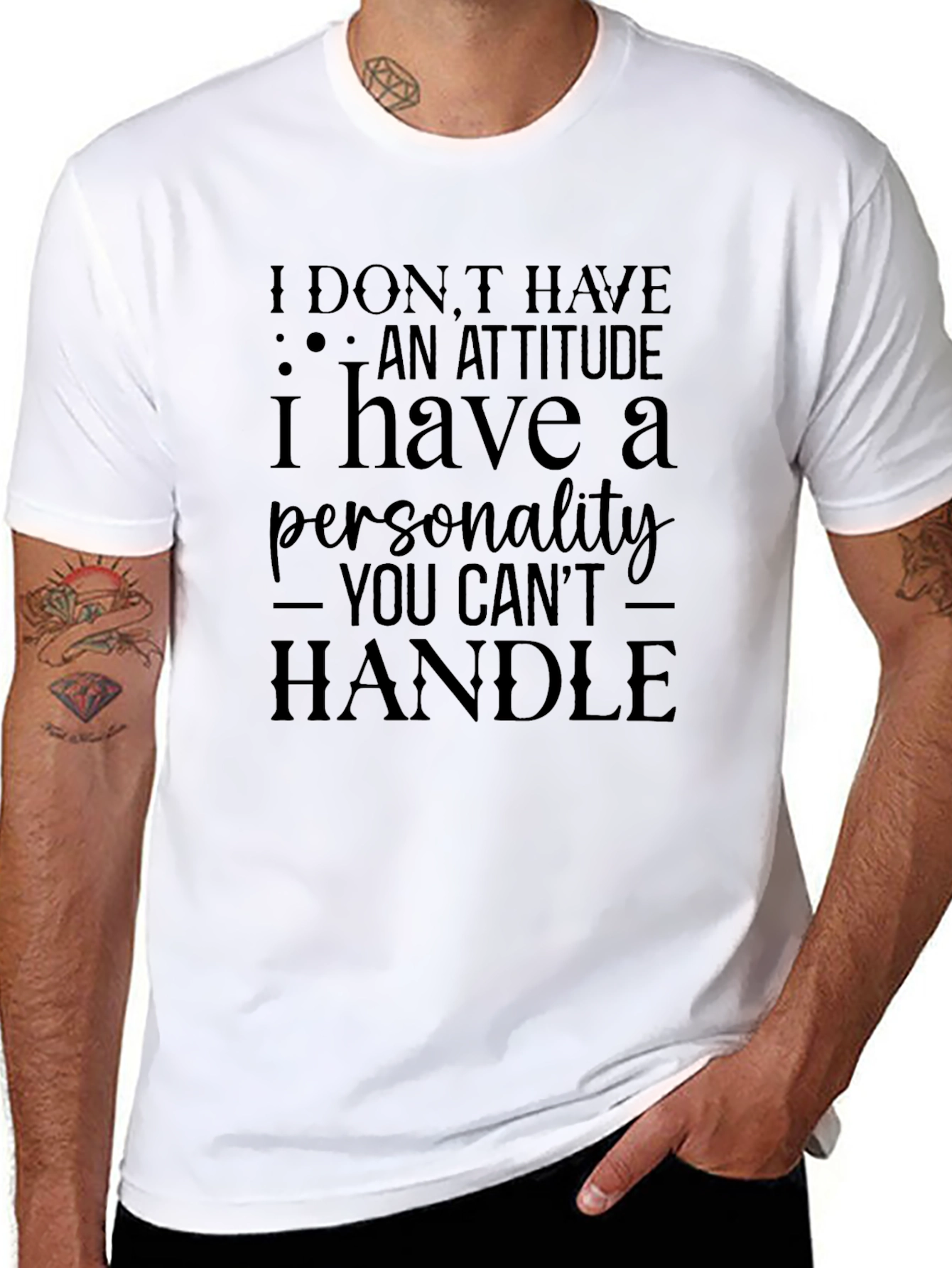 Sarcastic Attitude T-Shirt: Handle My Personality