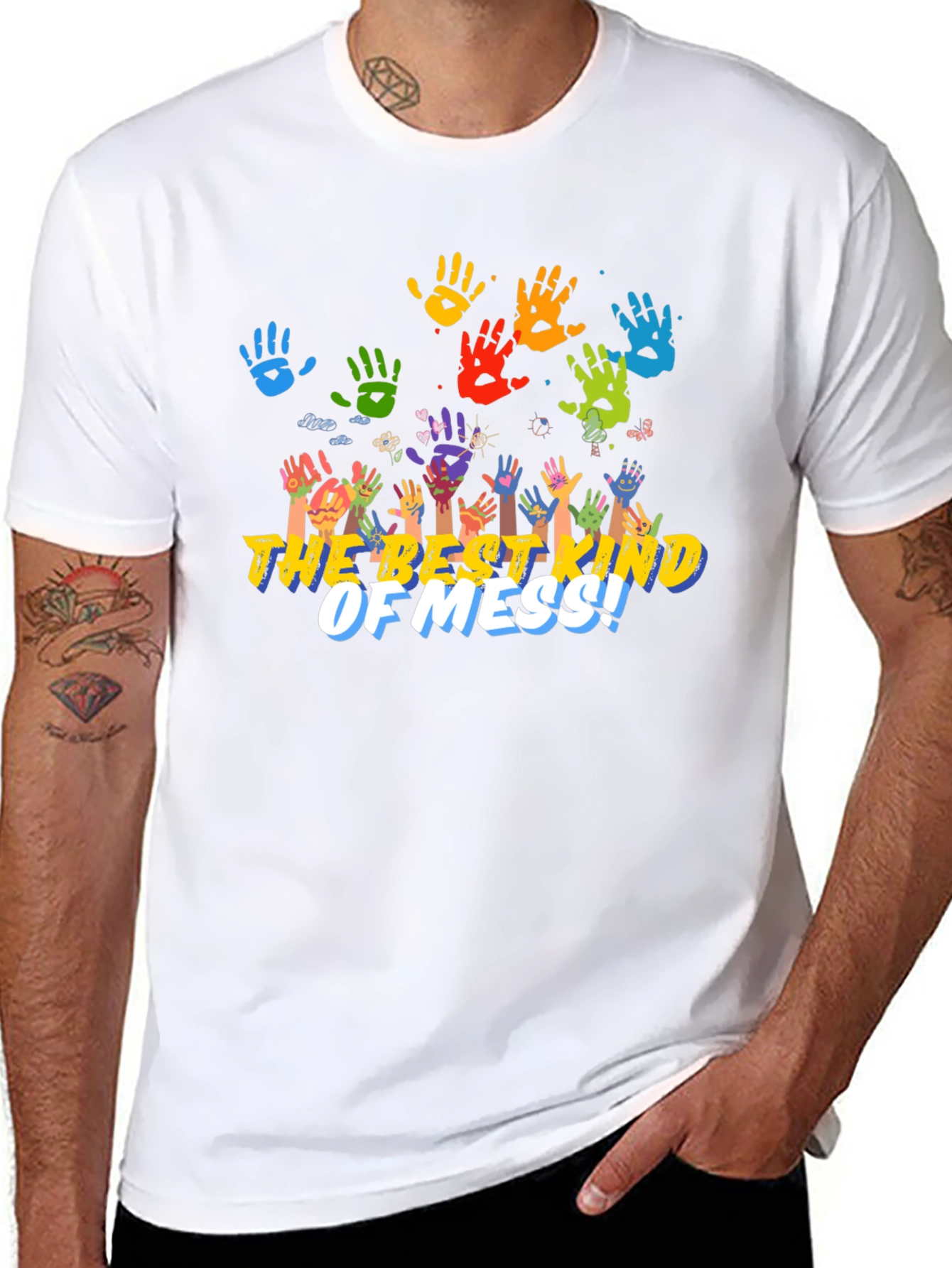 The Best Kind Of Mess! Handprint T-Shirt