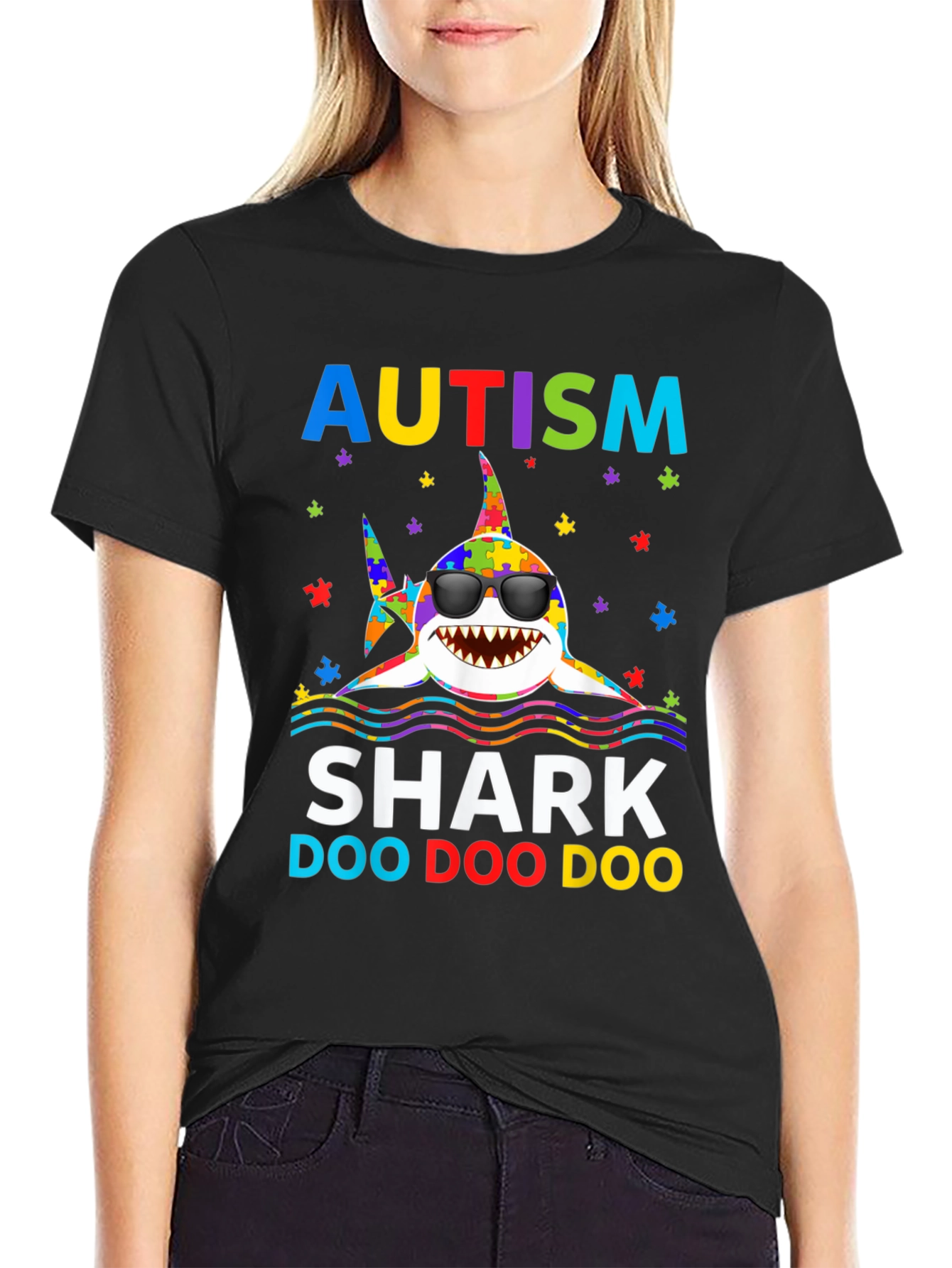 Autism Shark Doo Doo T-Shirt