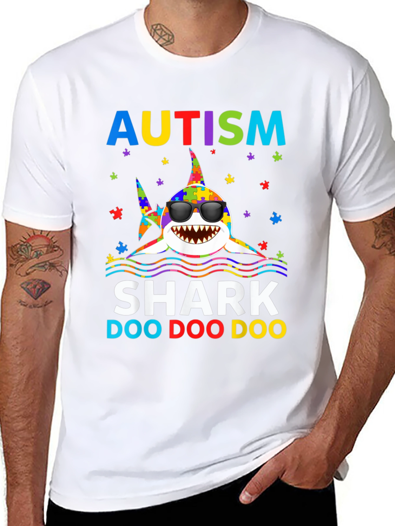 Autism Shark Doo Doo T-Shirt