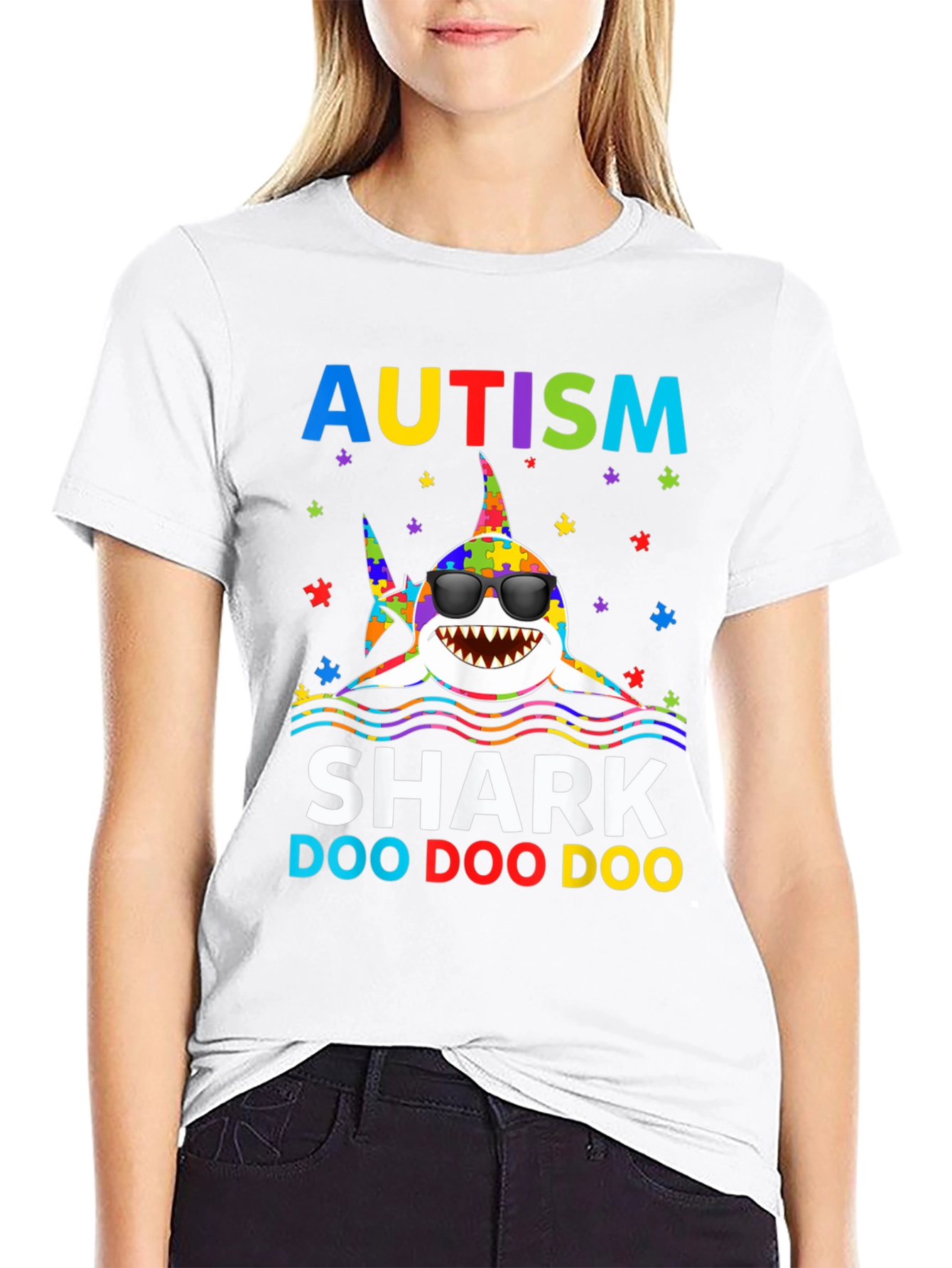 Autism Shark Doo Doo T-Shirt
