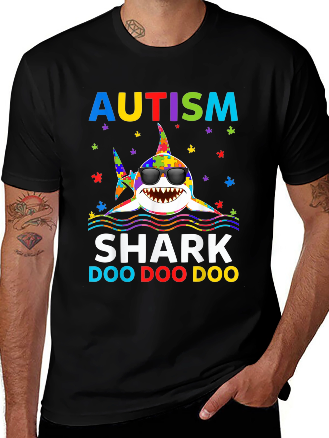 Autism Shark Doo Doo T-Shirt