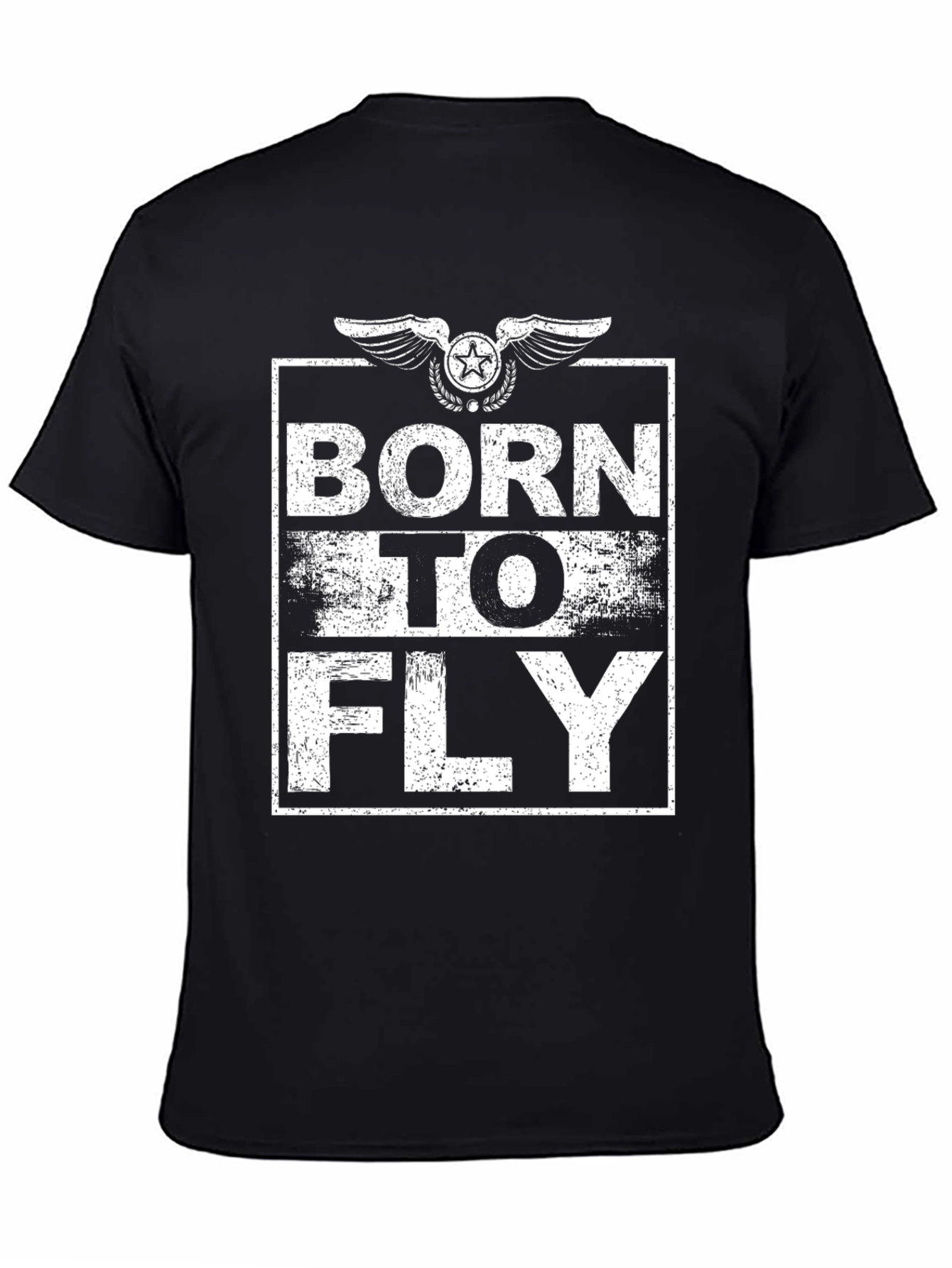Born To Fly Graphic Tee - Black