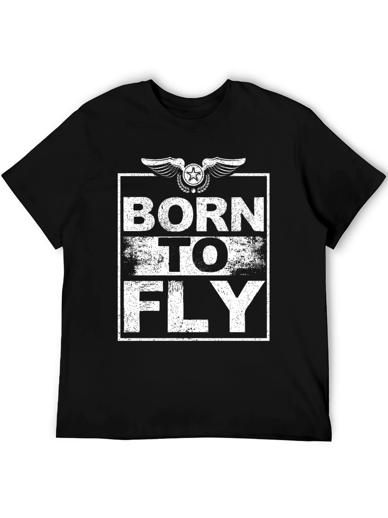 Born To Fly Graphic Tee - Black