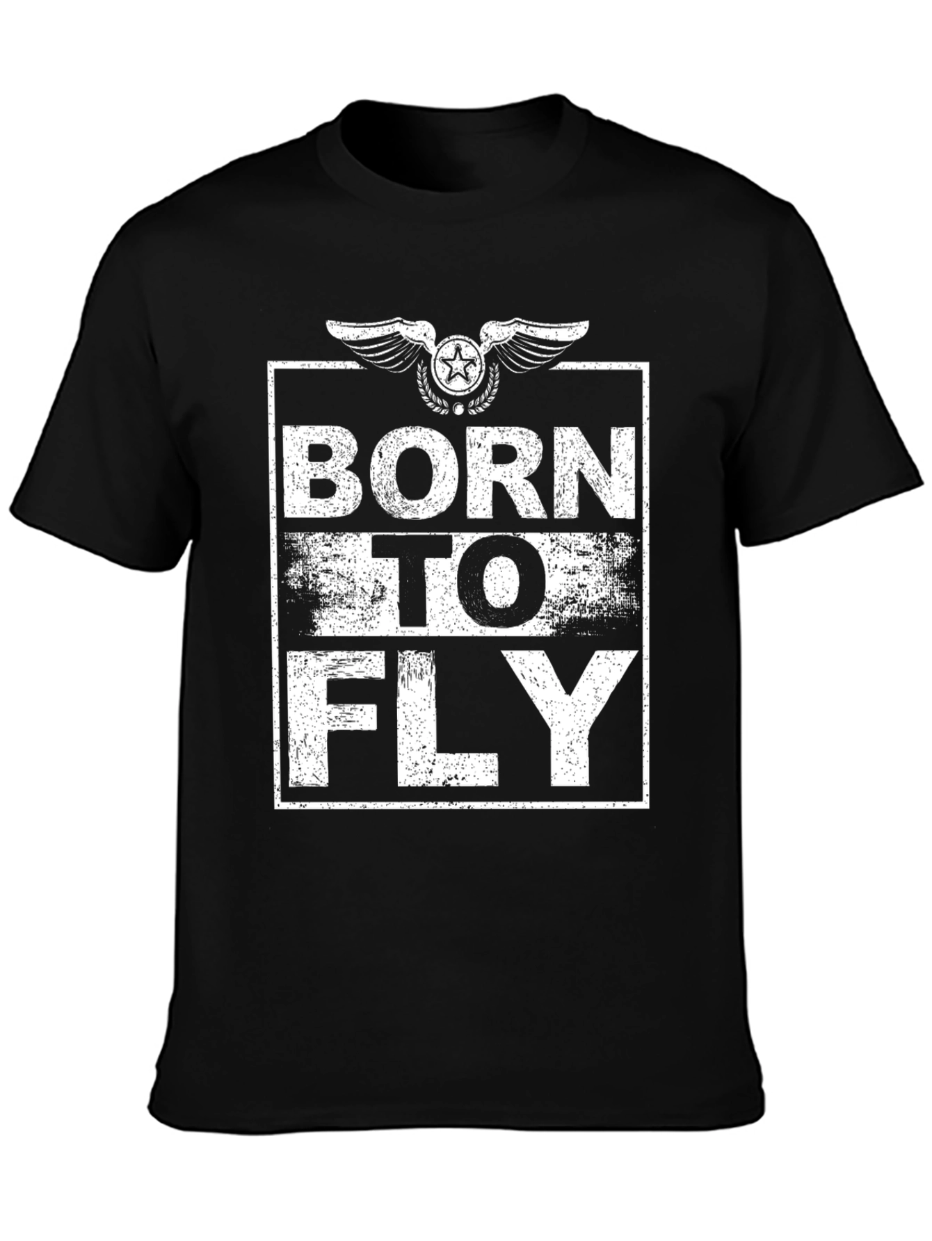 Born To Fly Graphic Tee - Black