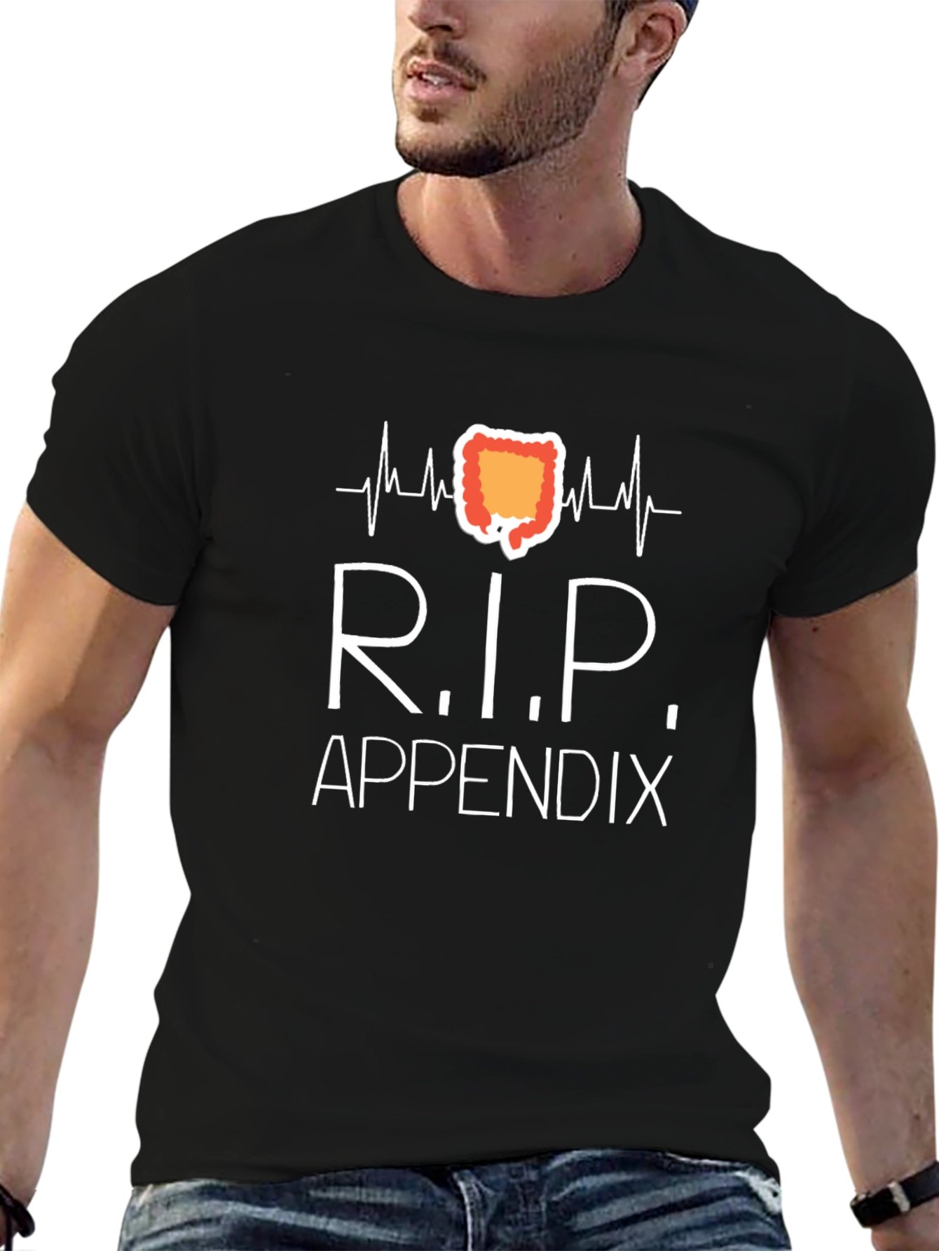 R.I.P. Appendix Black T-Shirt