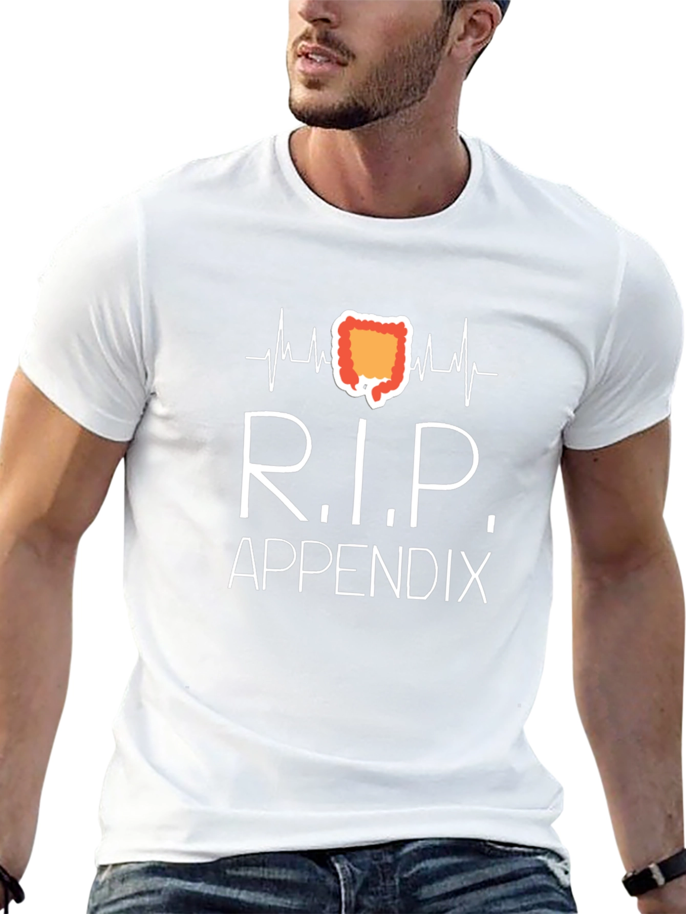 R.I.P. Appendix Black T-Shirt