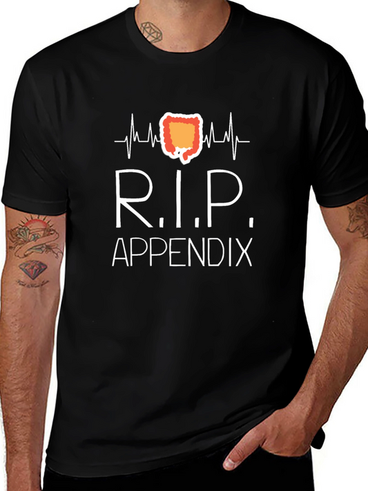 R.I.P. Appendix Black T-Shirt