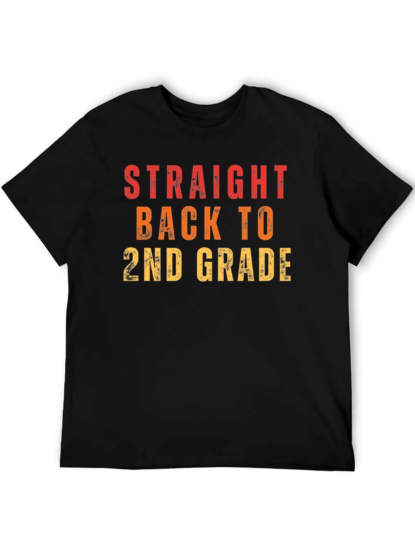 Straight Back to 2nd Grade Graphic Tee