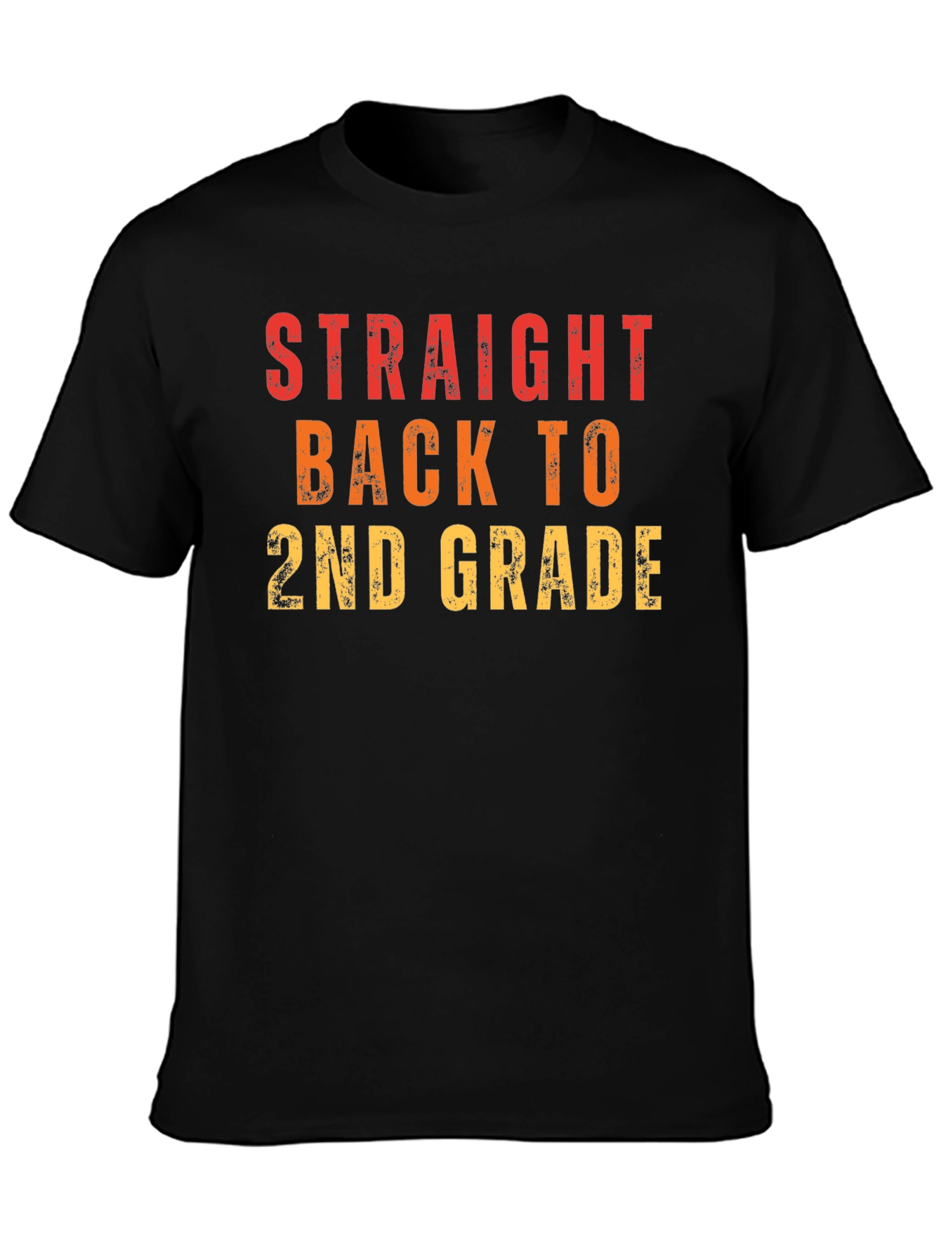 Straight Back to 2nd Grade Graphic Tee