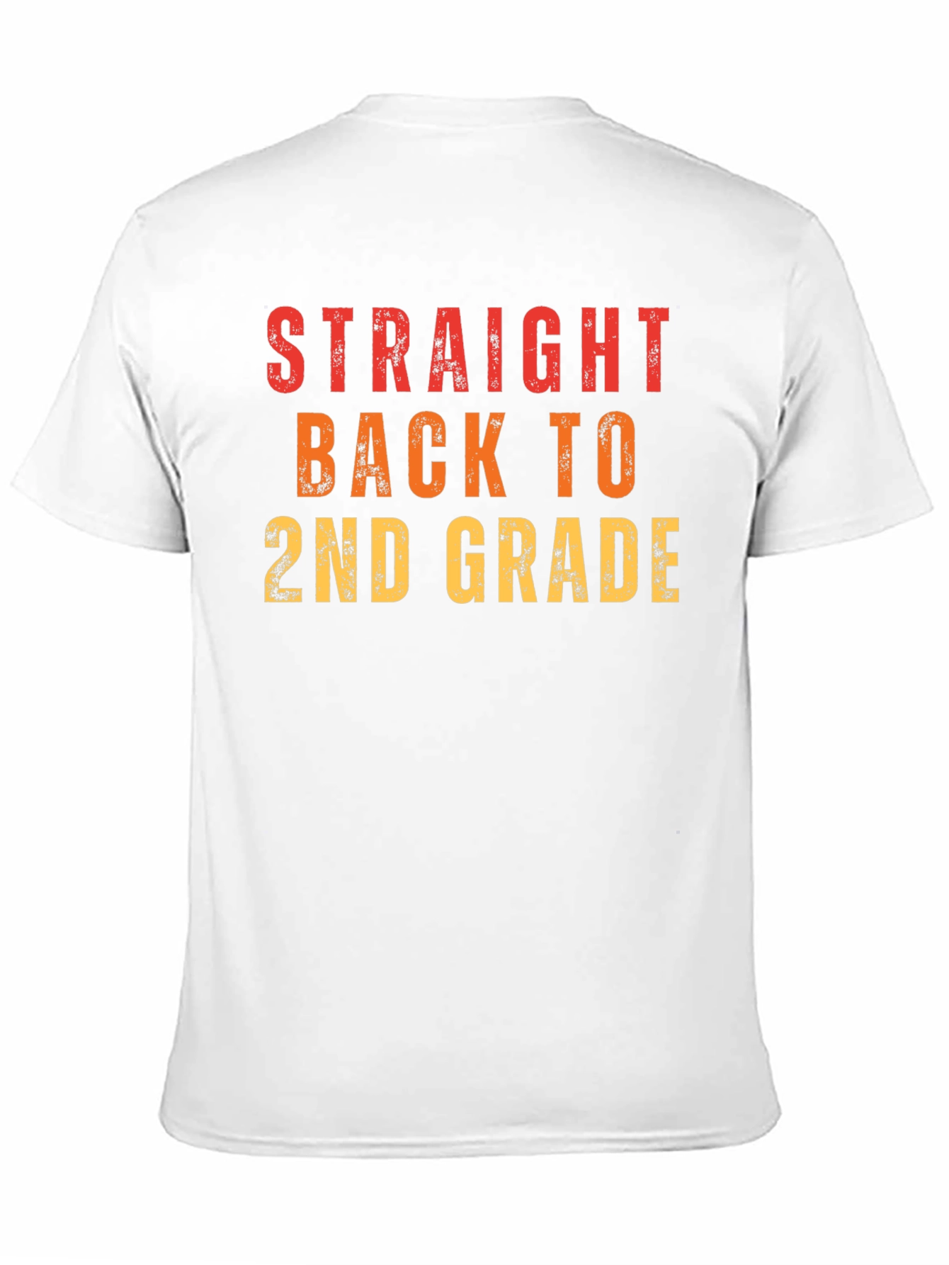 Straight Back to 2nd Grade Graphic Tee
