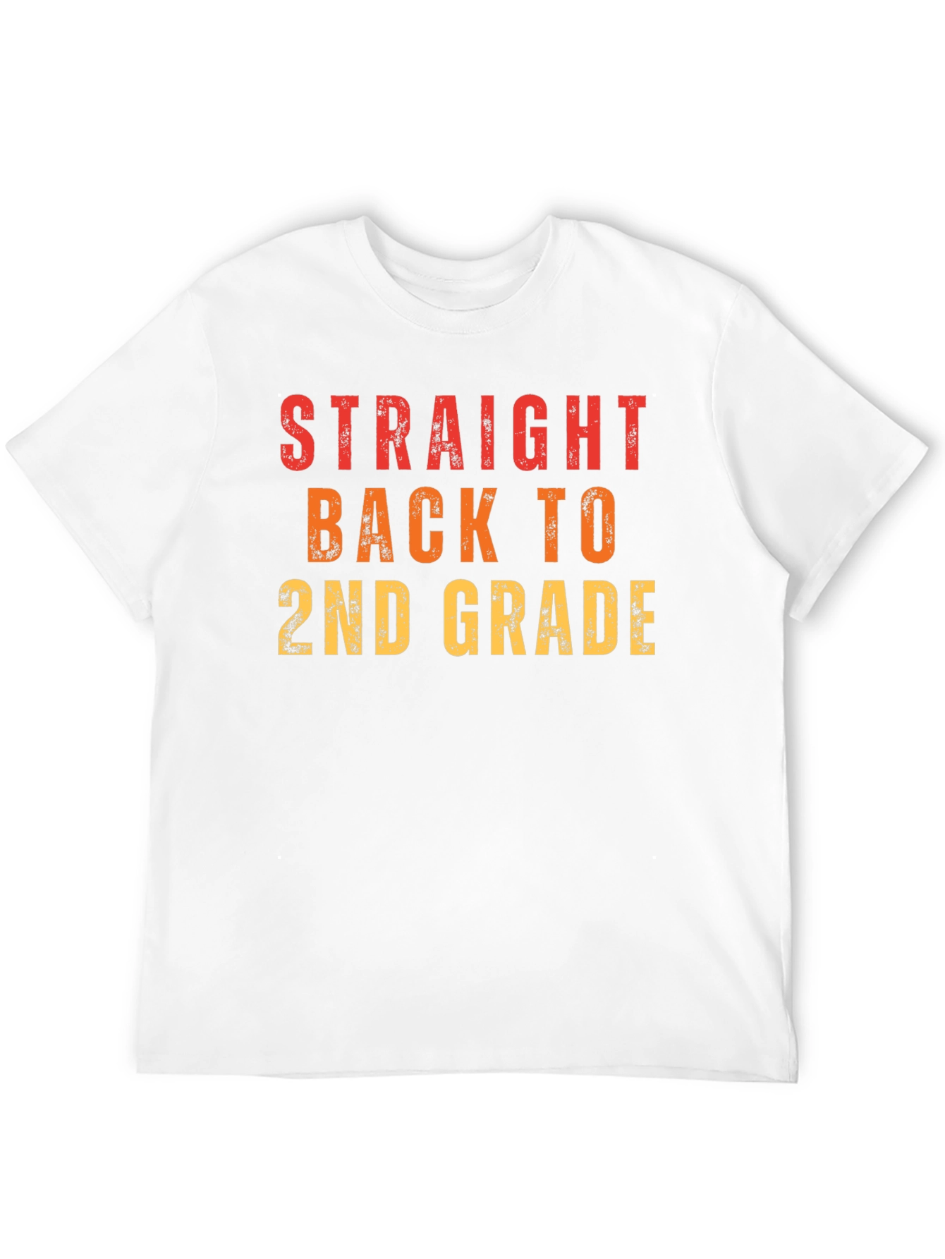 Straight Back to 2nd Grade Graphic Tee