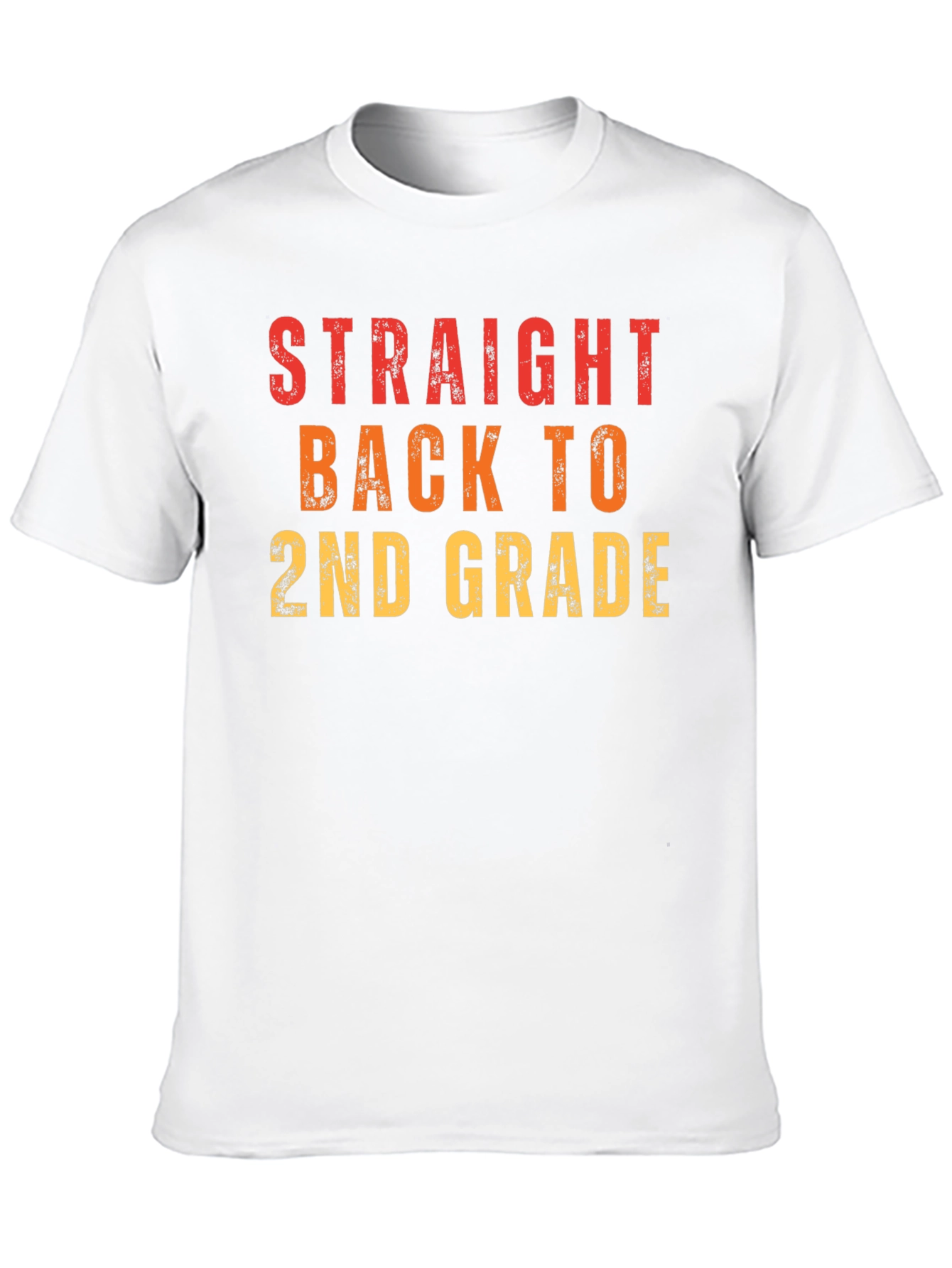 Straight Back to 2nd Grade Graphic Tee