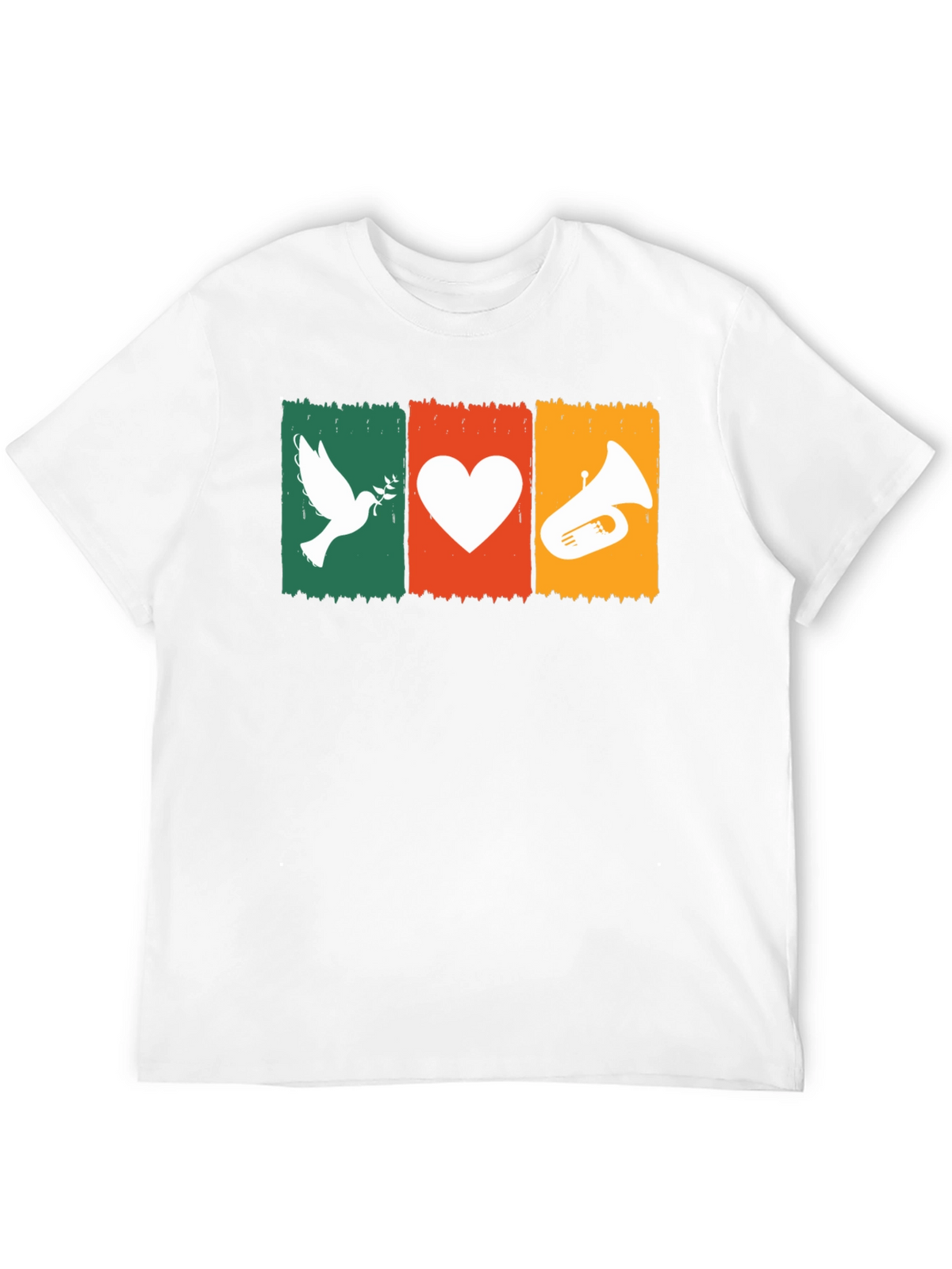Peace Love Tuba T-Shirt: Soft Cotton Tee