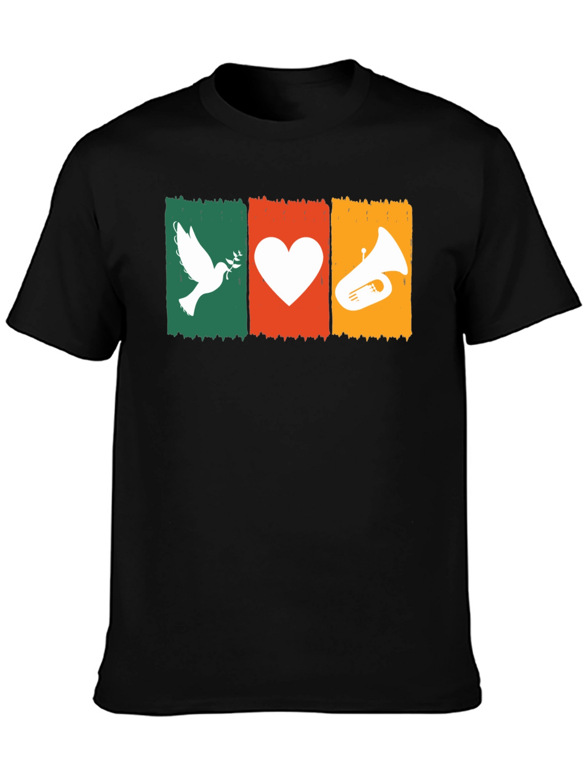 Peace Love Tuba T-Shirt: Soft Cotton Tee