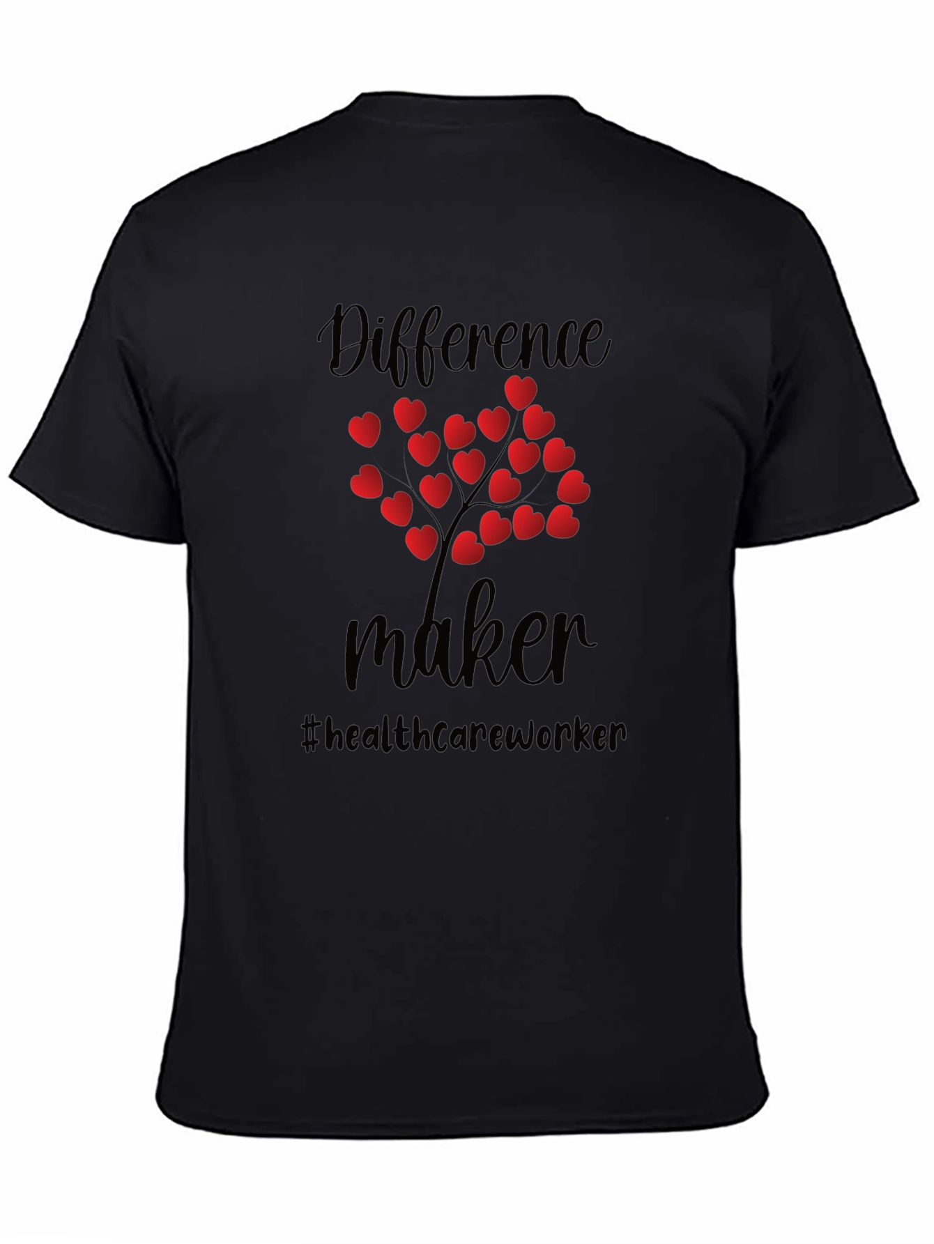 Difference Maker Healthcare Worker Heart Tree T-Shirt