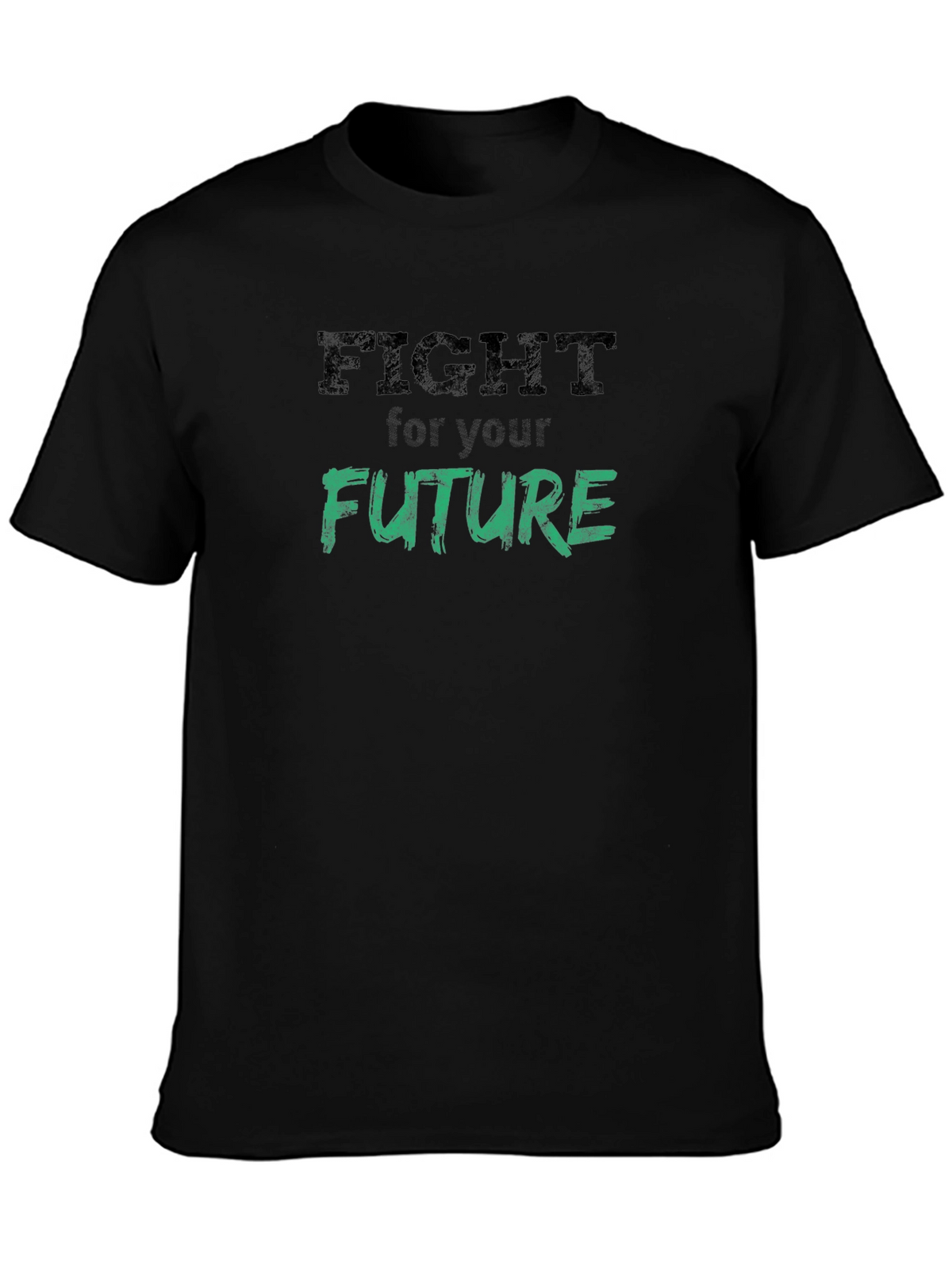 Fight for Your Future Graphic Tee - Black