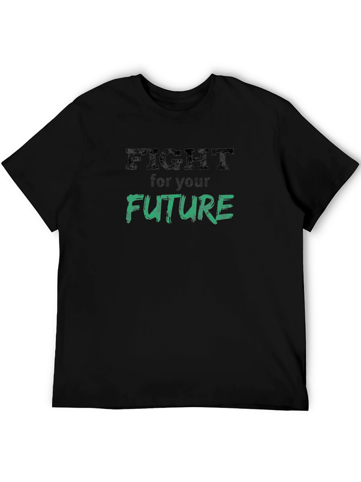 Fight for Your Future Graphic Tee - Black