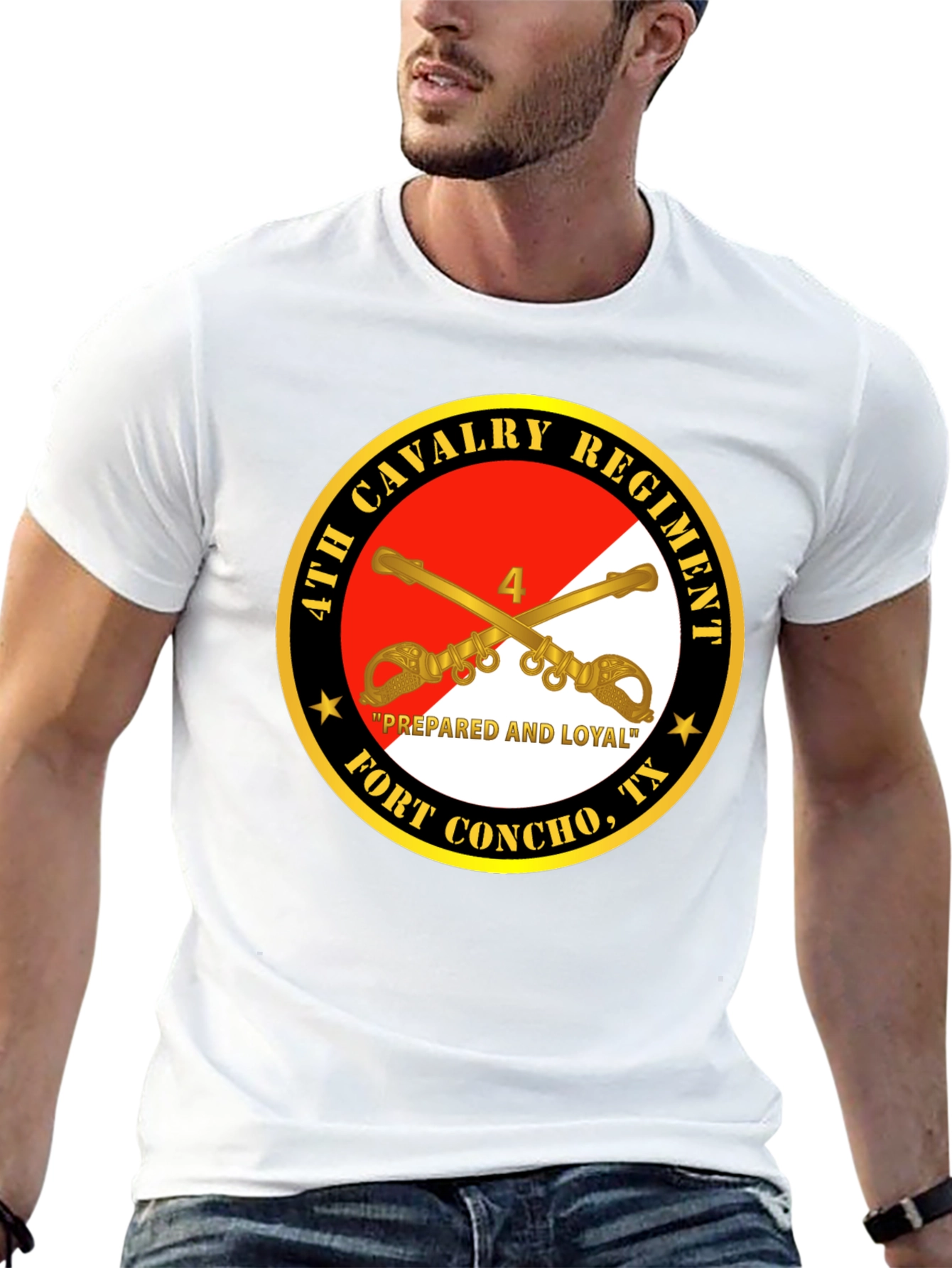 4th Cavalry Regiment T-Shirt - Fort Concho TX