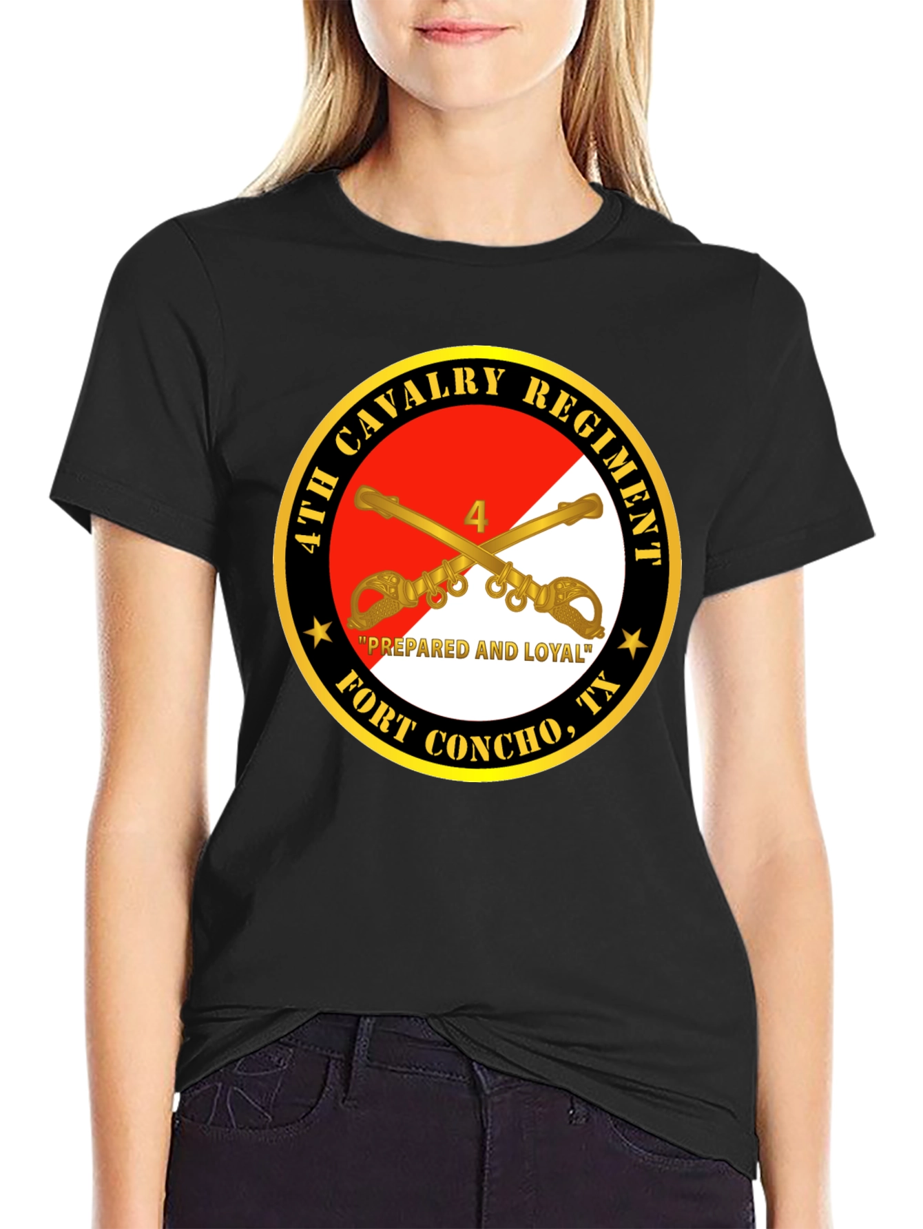 4th Cavalry Regiment T-Shirt - Fort Concho TX