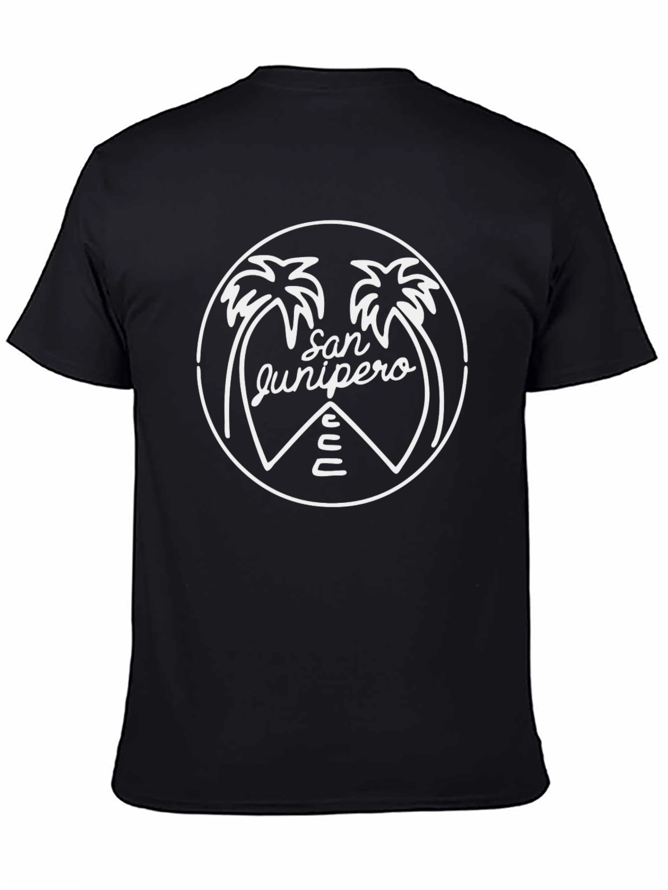 San Junipero Graphic Tee - Retro Palm T-Shirt