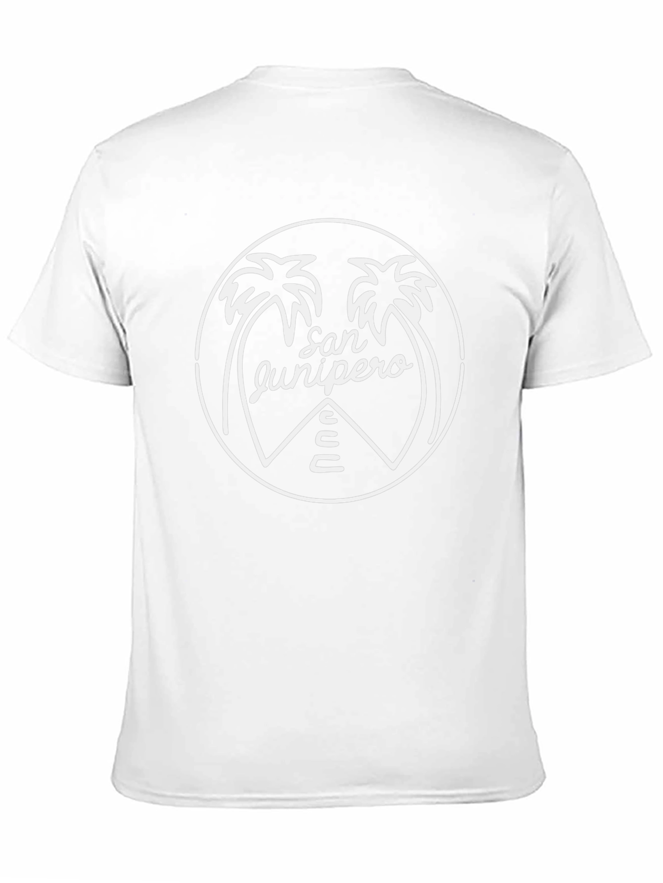 San Junipero Graphic Tee - Retro Palm T-Shirt