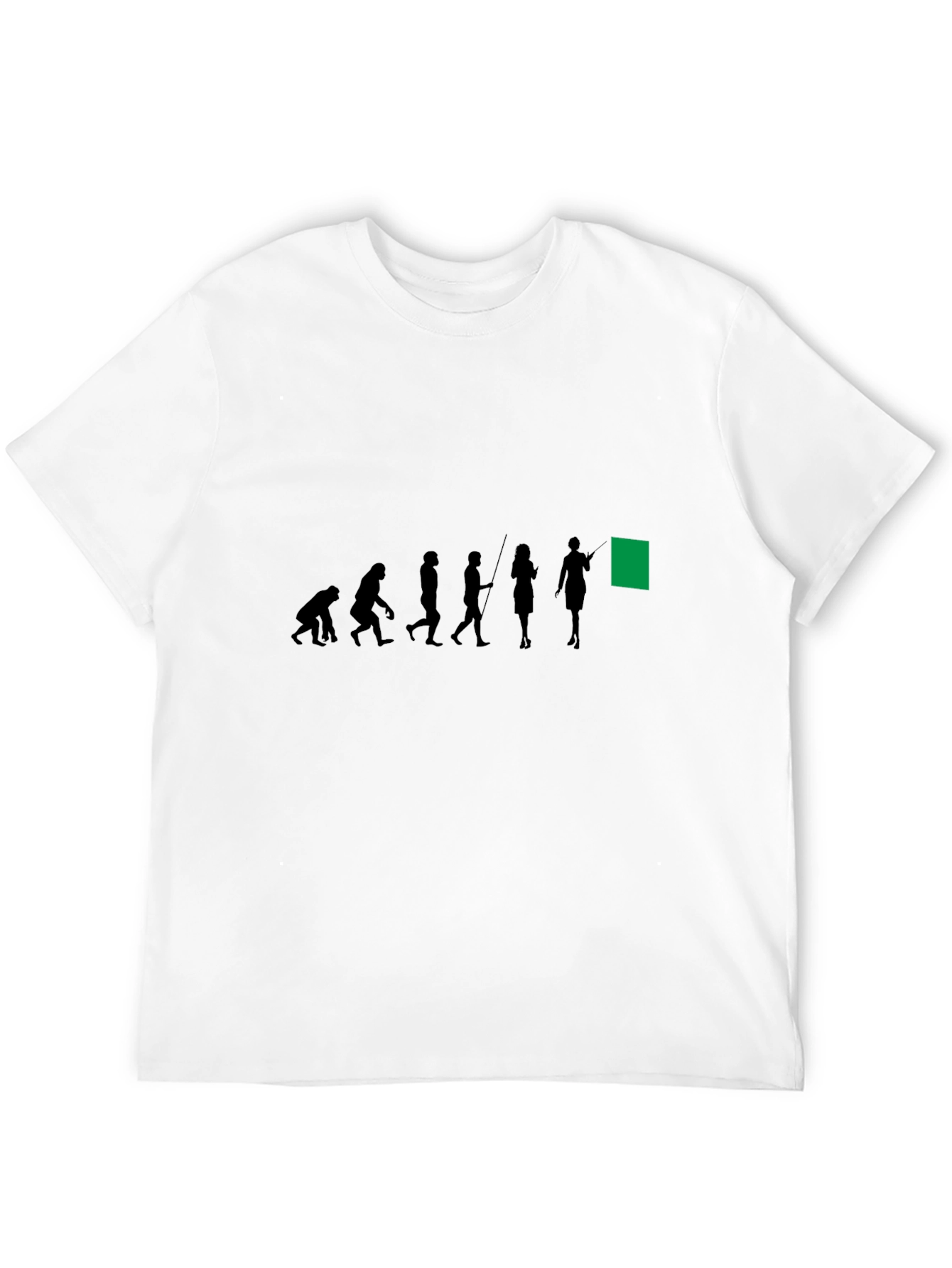 Evolution of the Flag Black T-Shirt