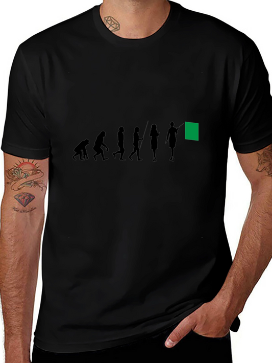 Evolution of the Flag Black T-Shirt