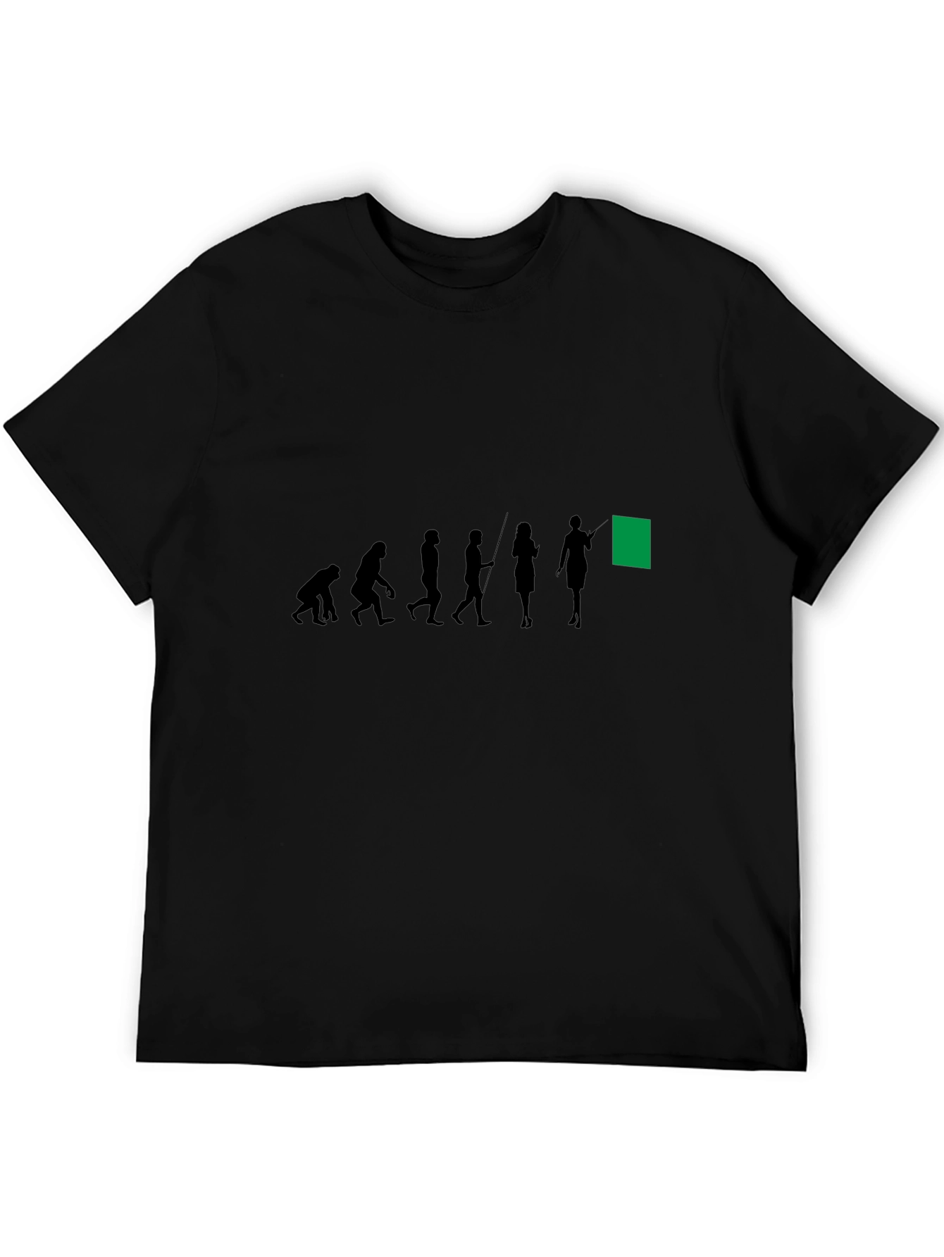 Evolution of the Flag Black T-Shirt