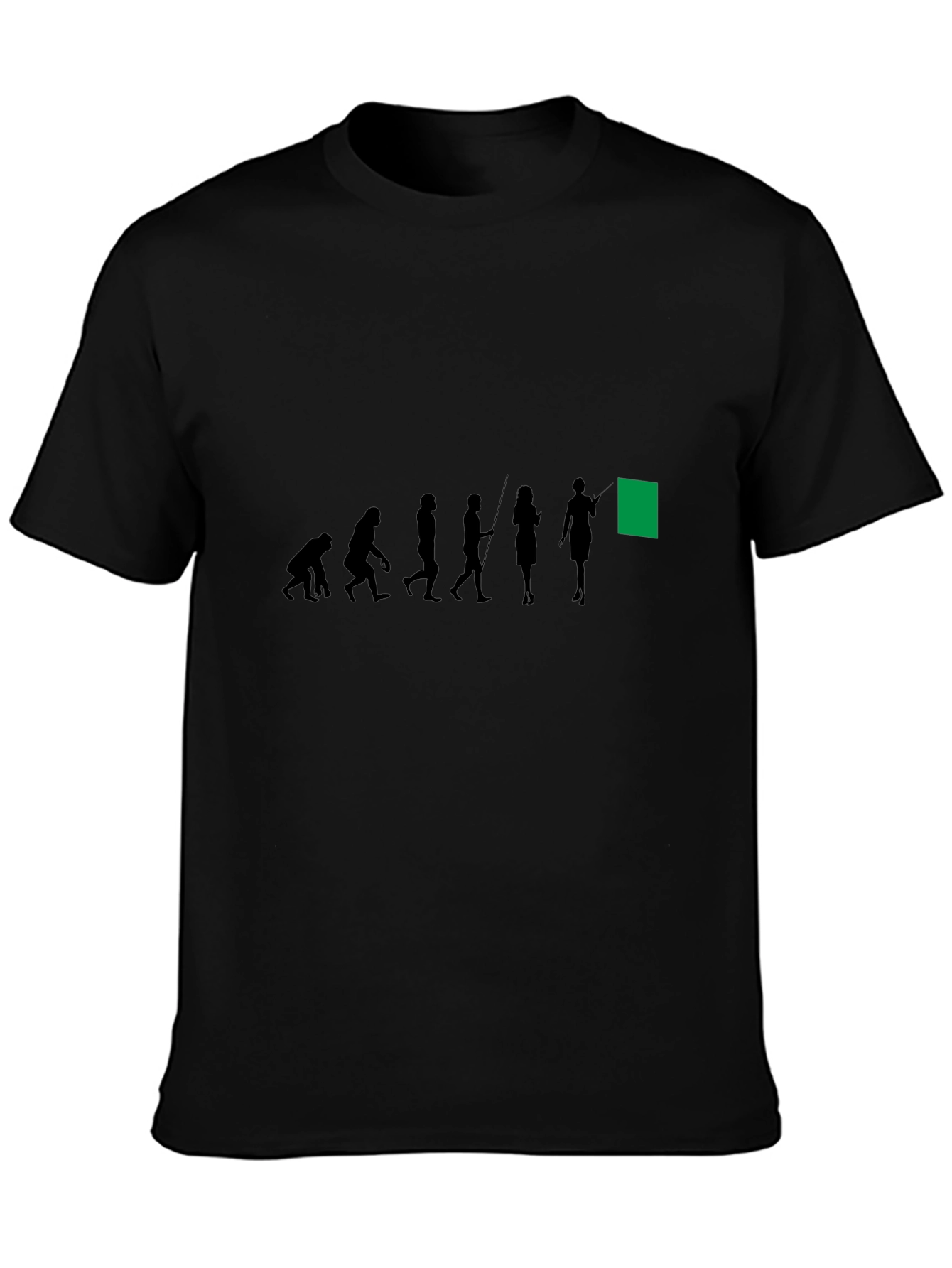Evolution of the Flag Black T-Shirt