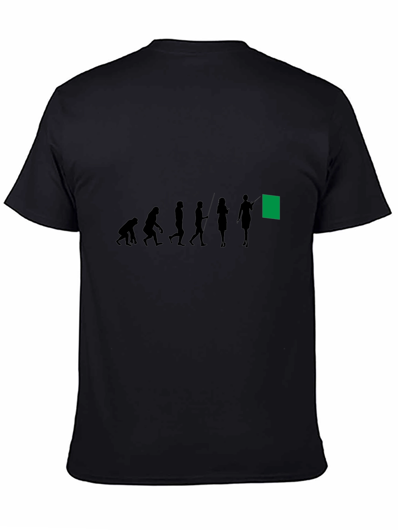 Evolution of the Flag Black T-Shirt