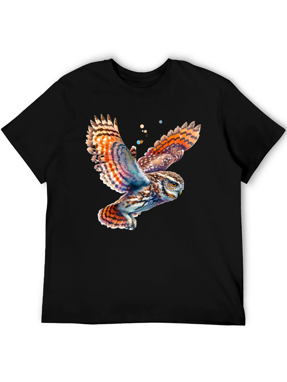 Owl Graphic T-Shirt - Mens Black Tee