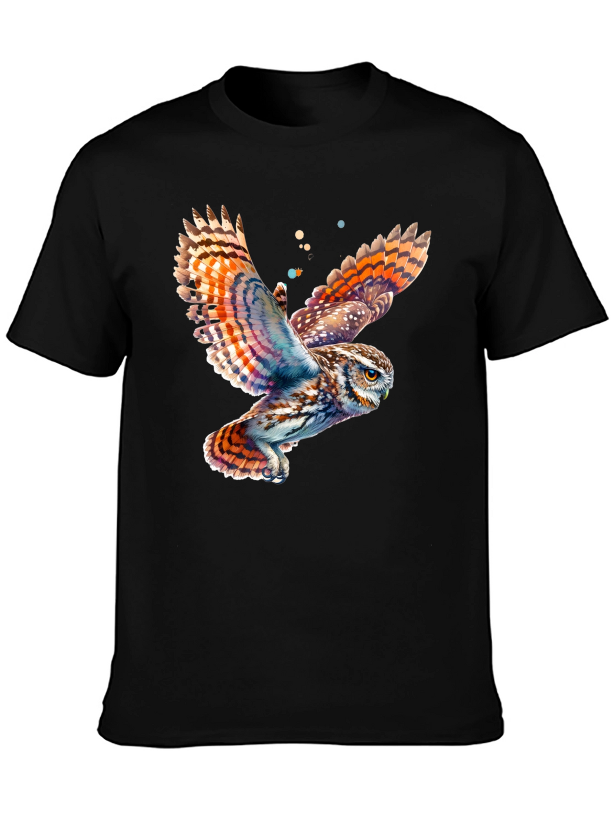 Owl Graphic T-Shirt - Mens Black Tee