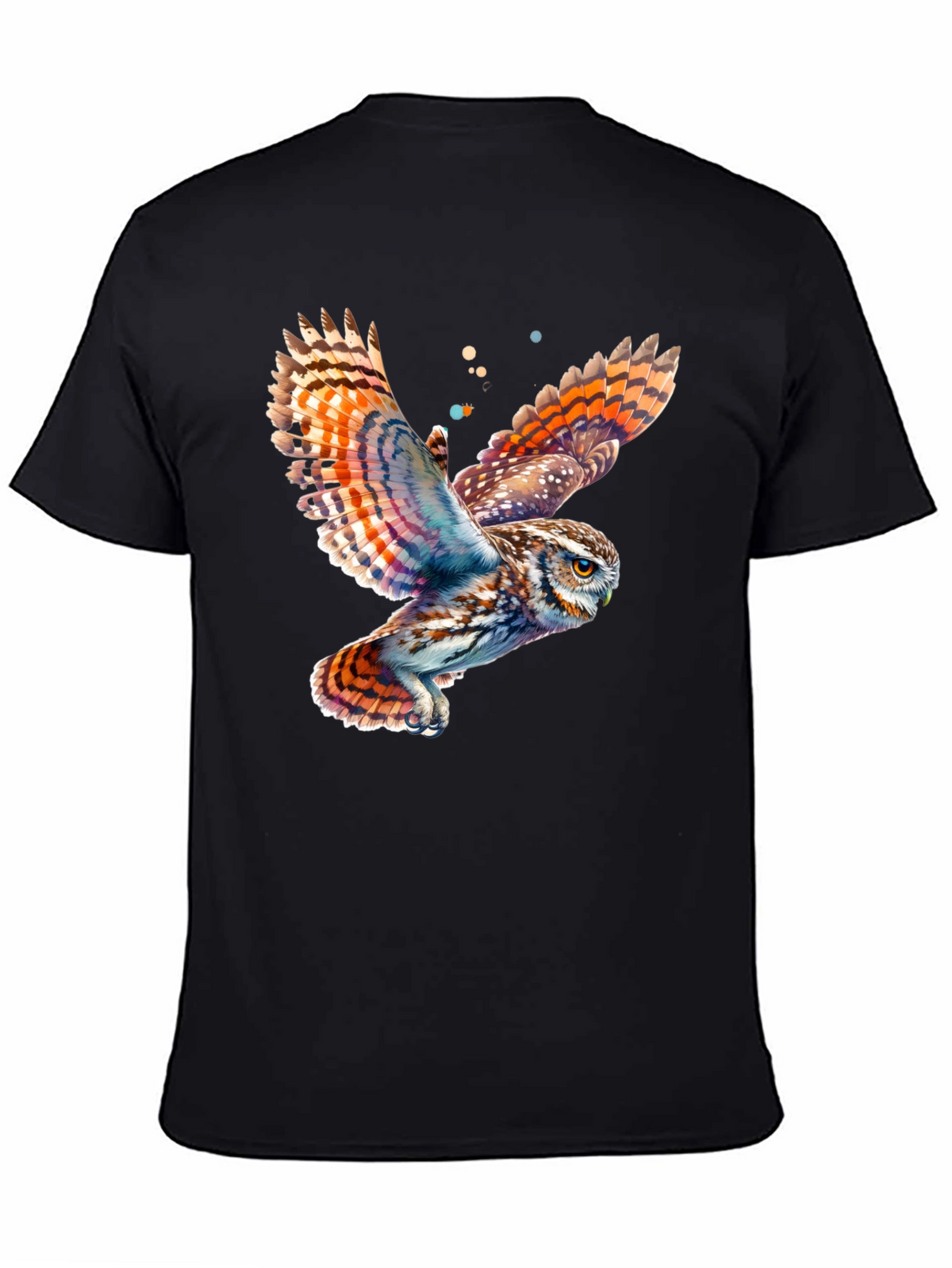 Owl Graphic T-Shirt - Mens Black Tee