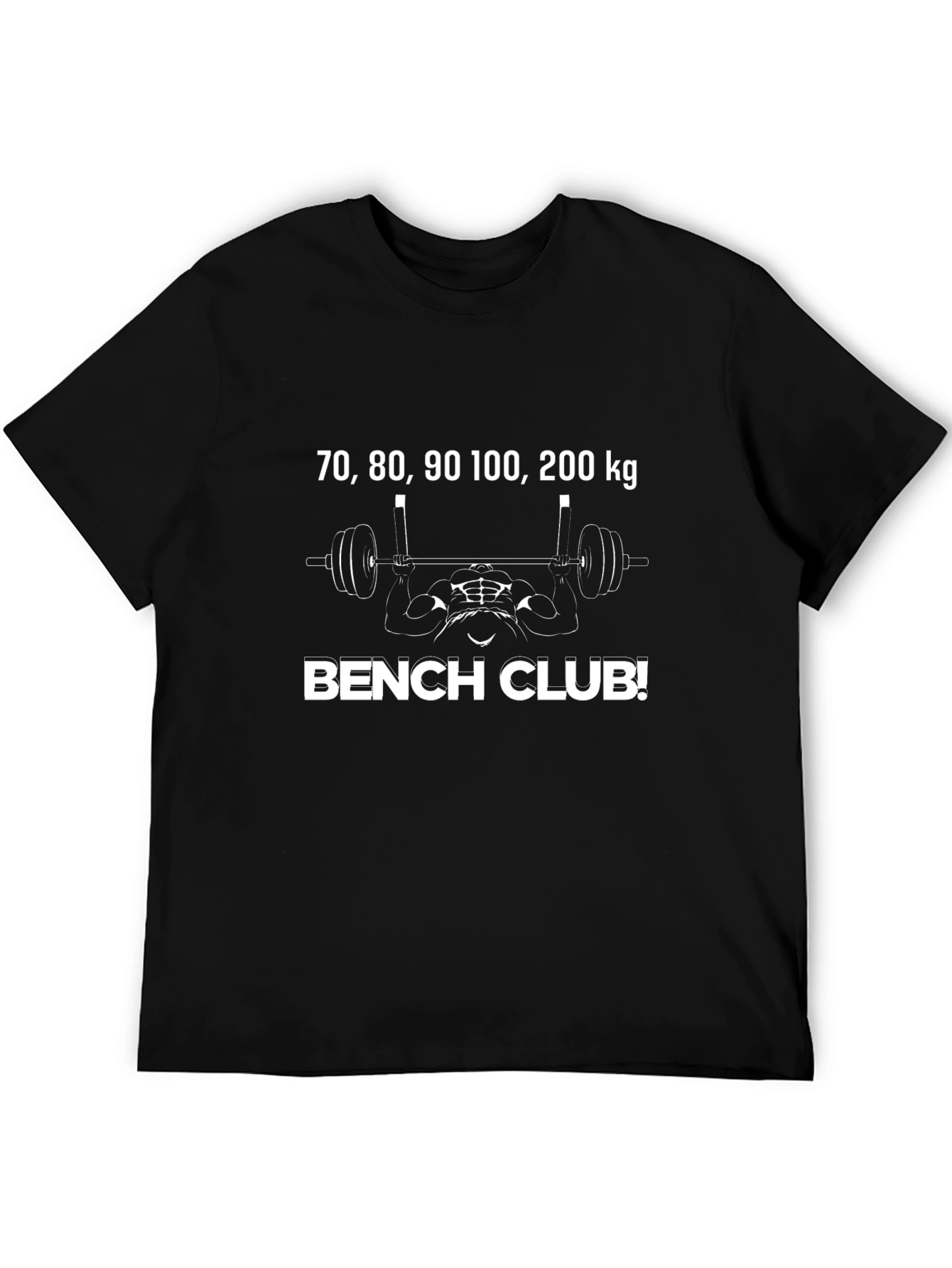 Bench Club Fitness T-Shirt: Weightlifting Gym Tee