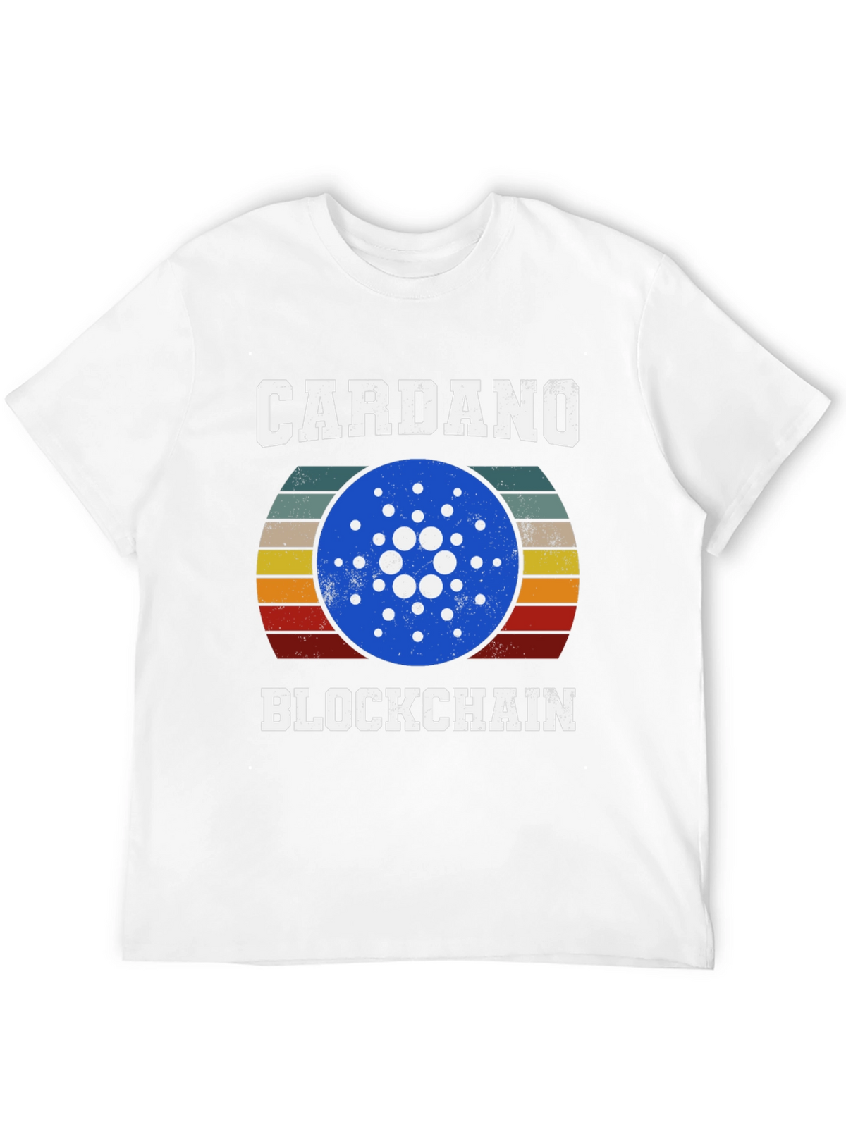 Cardano Blockchain Retro T-Shirt