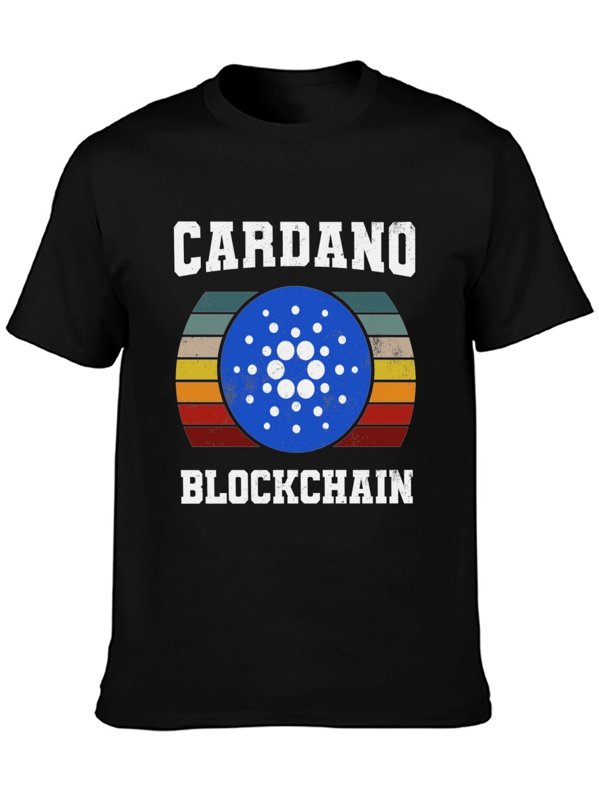 Cardano Blockchain Retro T-Shirt