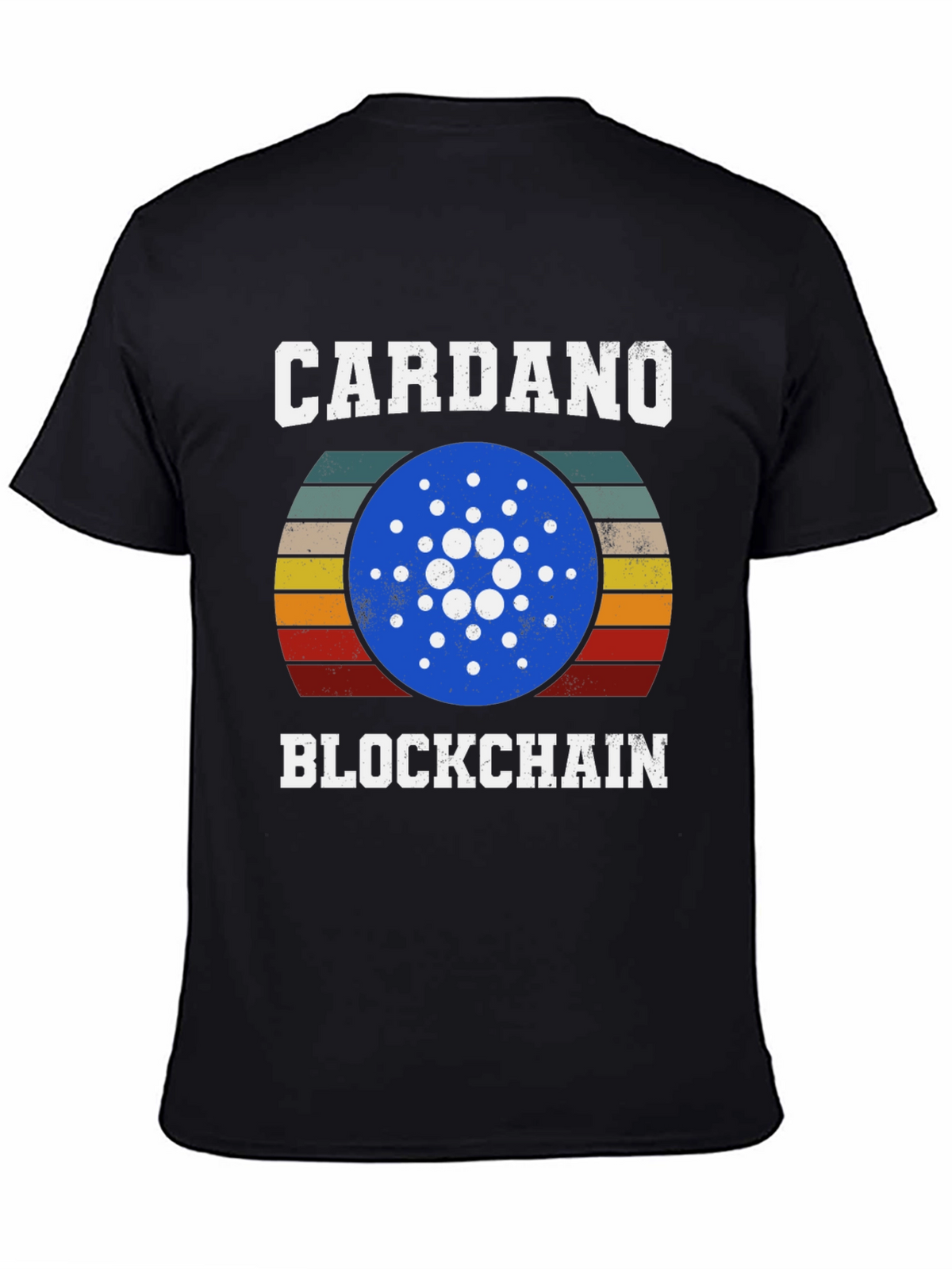 Cardano Blockchain Retro T-Shirt